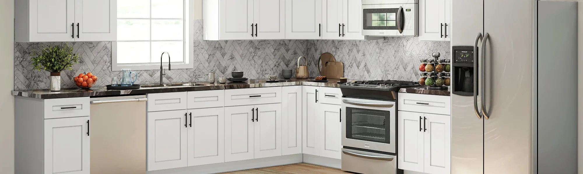 LESSCARE ALPINA WHITE CABINET