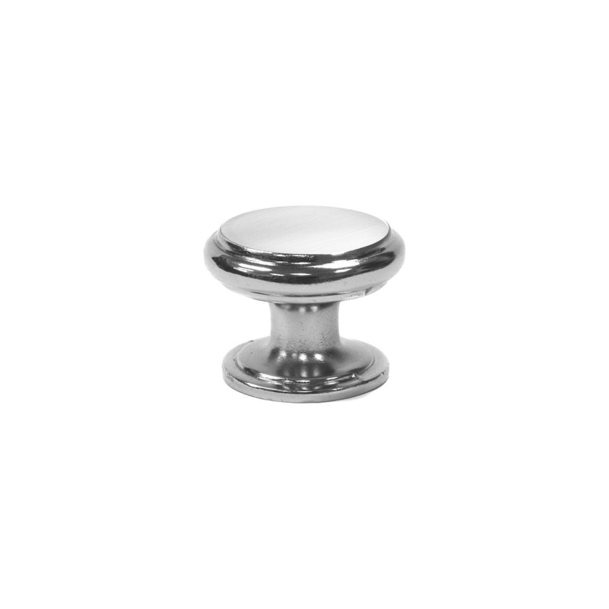 1.125"W Brushed Nickel Knob Door/Drawer Pull P-11 - USADistributor.com