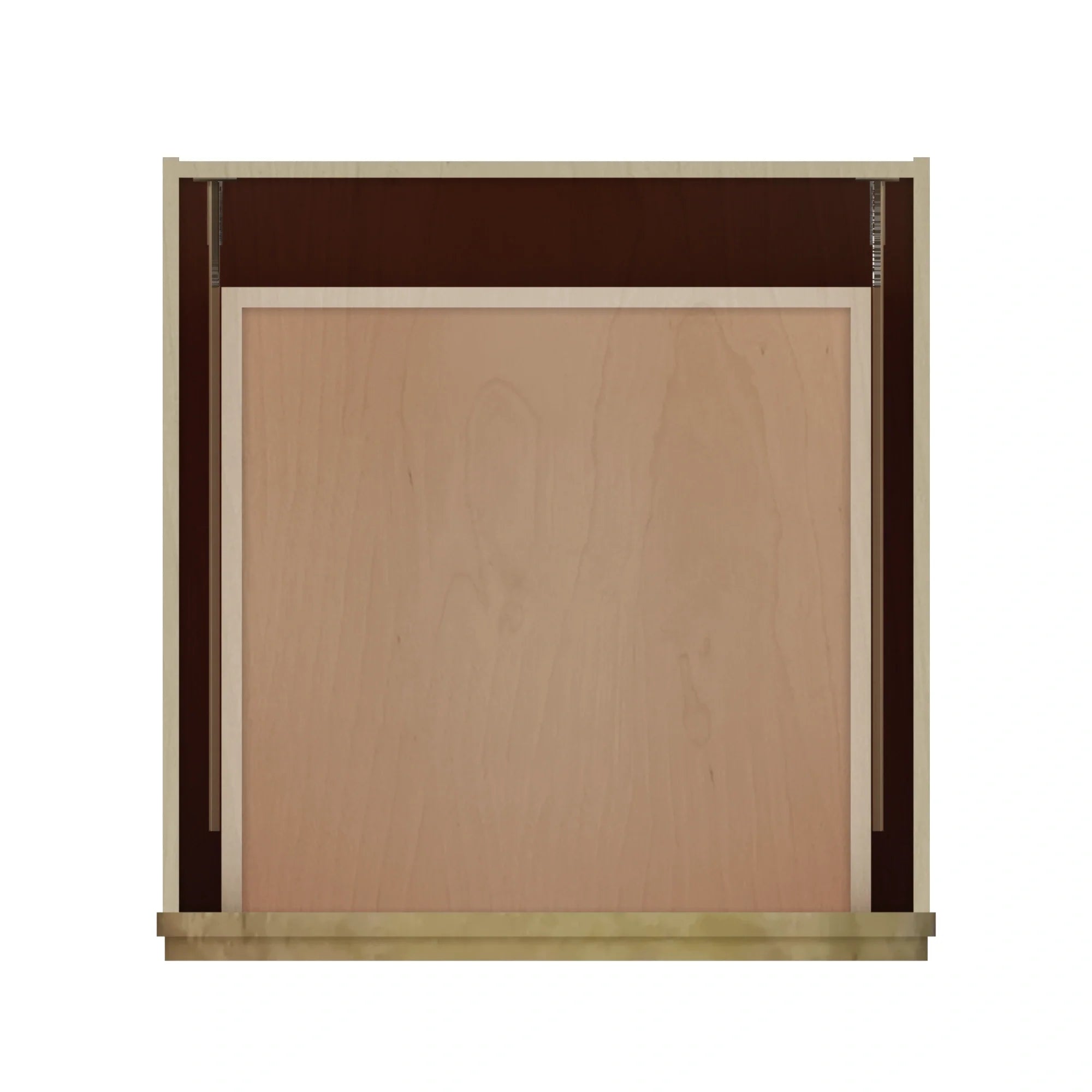 Modernform Cabinet Natural Shaker 24" W X 34 1/2" H X 24" D 2 Drawer Base Cabinet