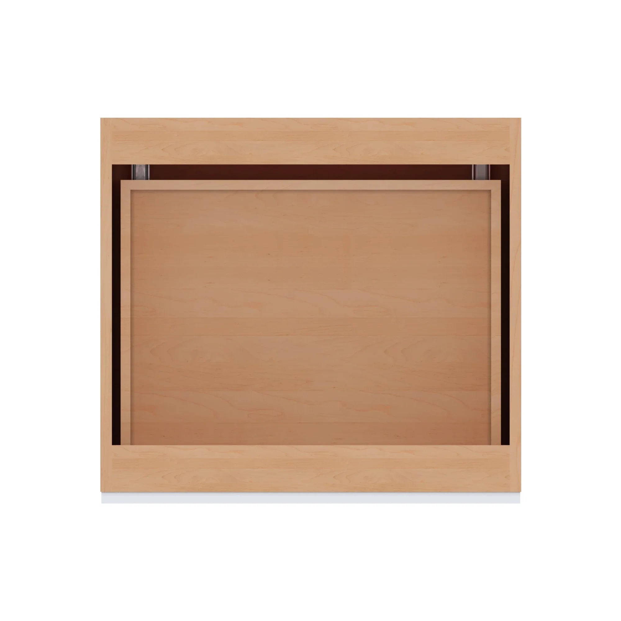 Modernform Cabinet Gloss White 27" W X 34 1/2" H X 24" D 2 Drawer Base Cabinet