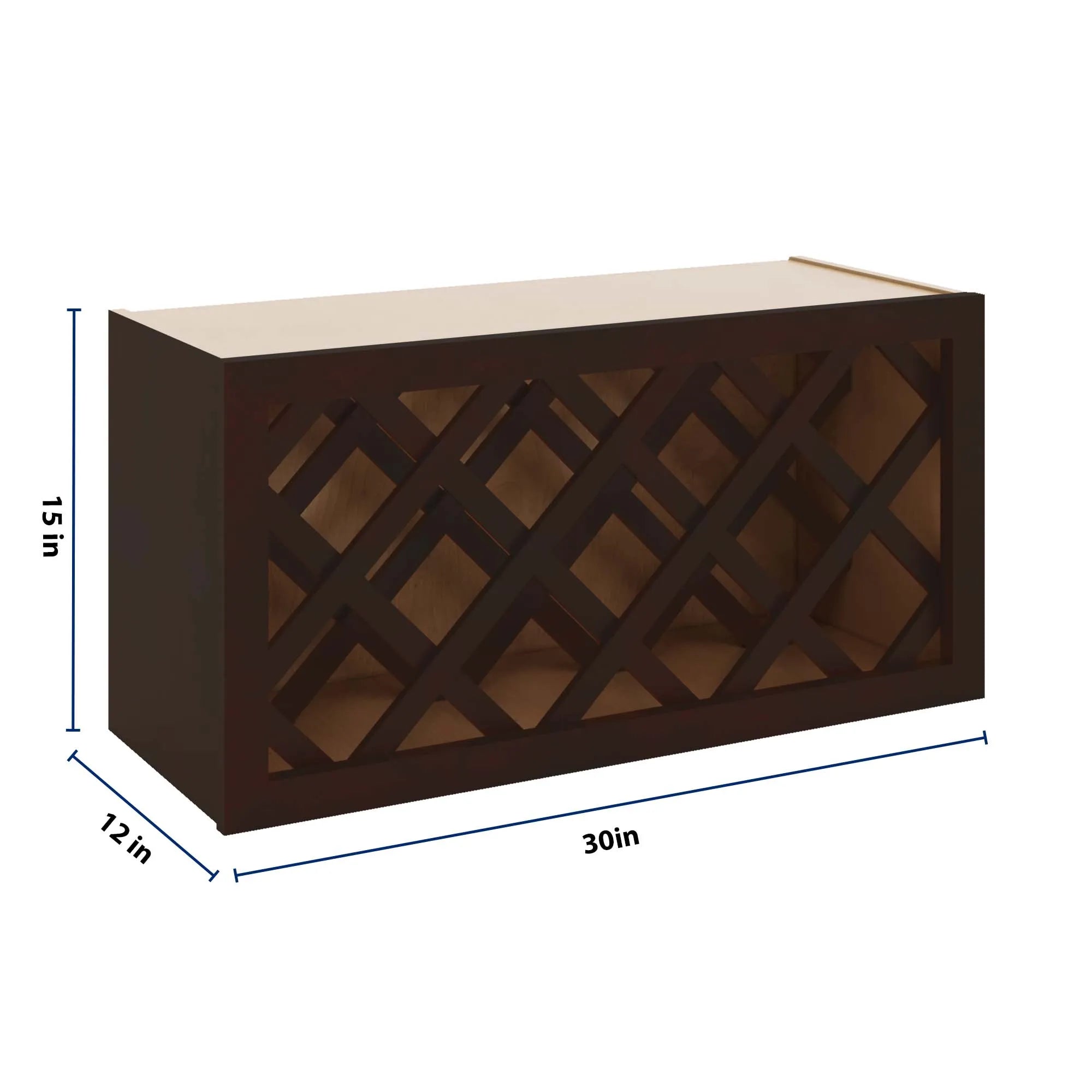 J&K Java Coffee S1 Wine Rack - 30" W x 15" H x 12" D