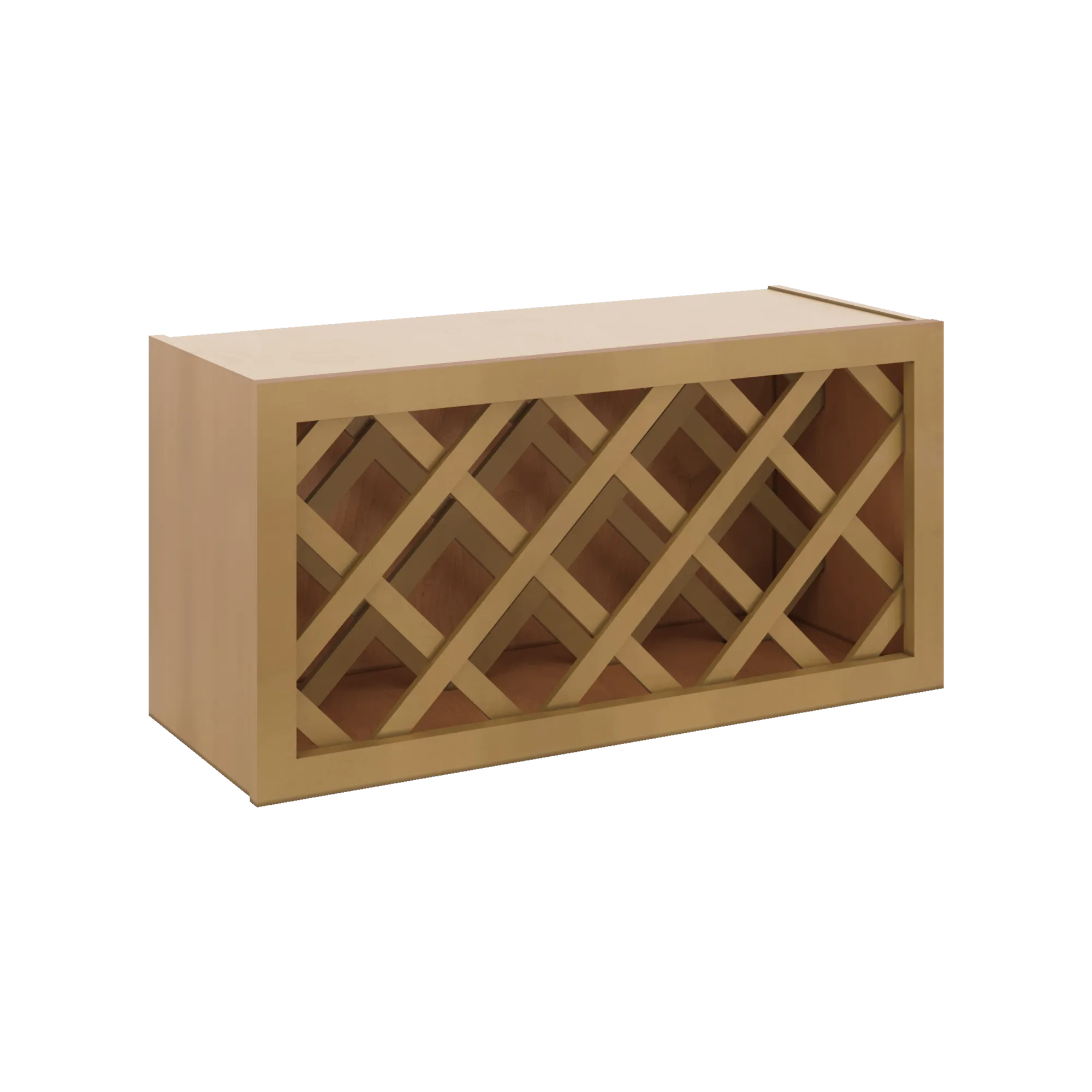 J&K Butterscotch B8 Wine Rack - 30" W x 15" H x 12" D