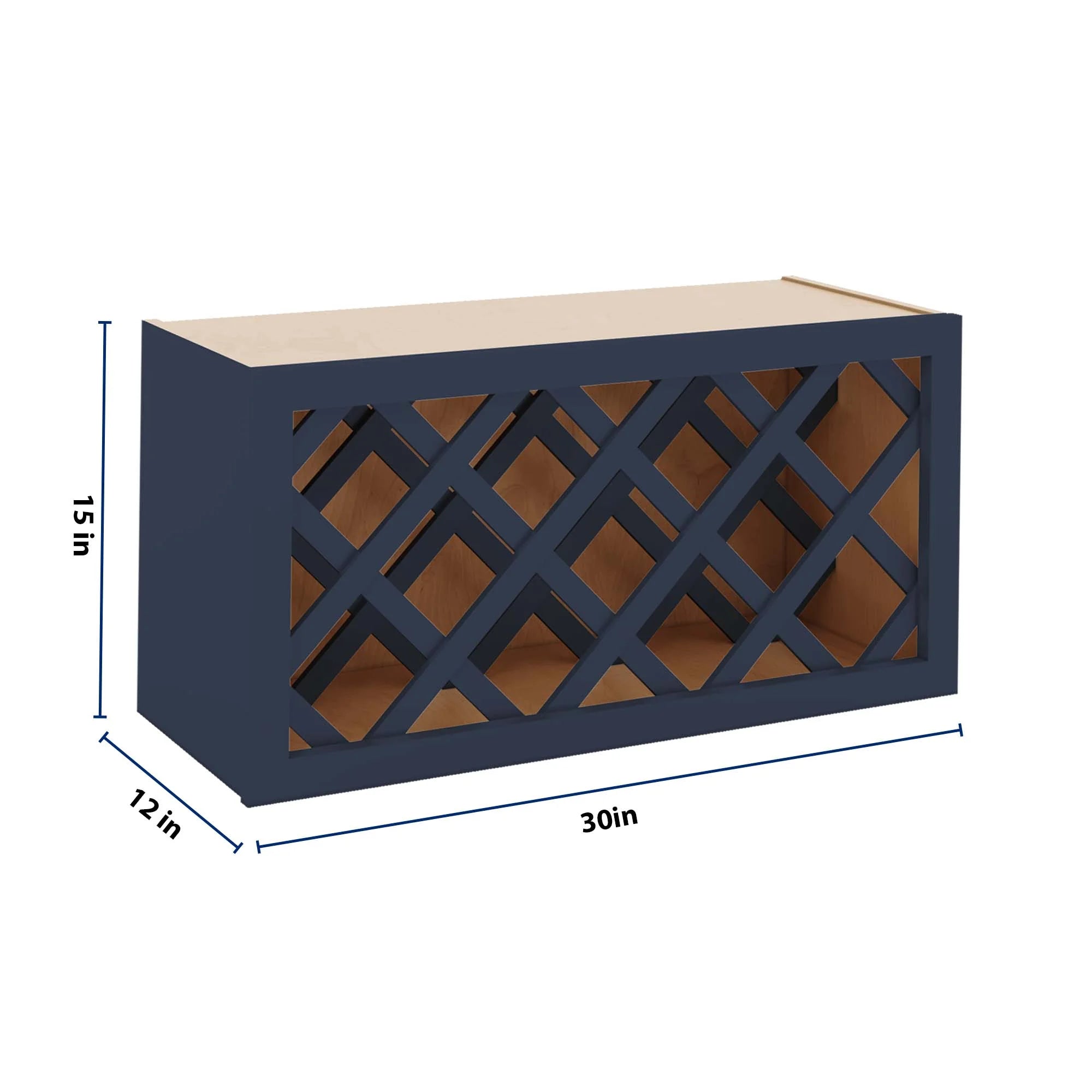 J&K Naval B7 Wine Rack - 30" W x 15" H x 12" D
