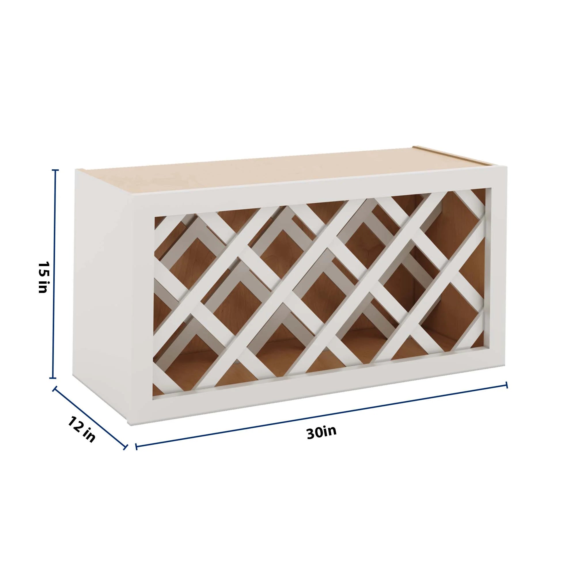 J&K Pure B5 Wine Rack - 30" W x 15" H x 12" D