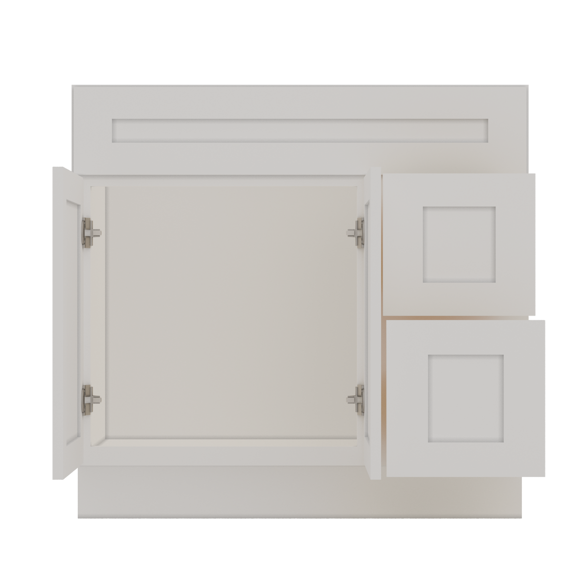 36 w x 21 d 34 5 h vanity sink base cabinet with right drawers alpina 842