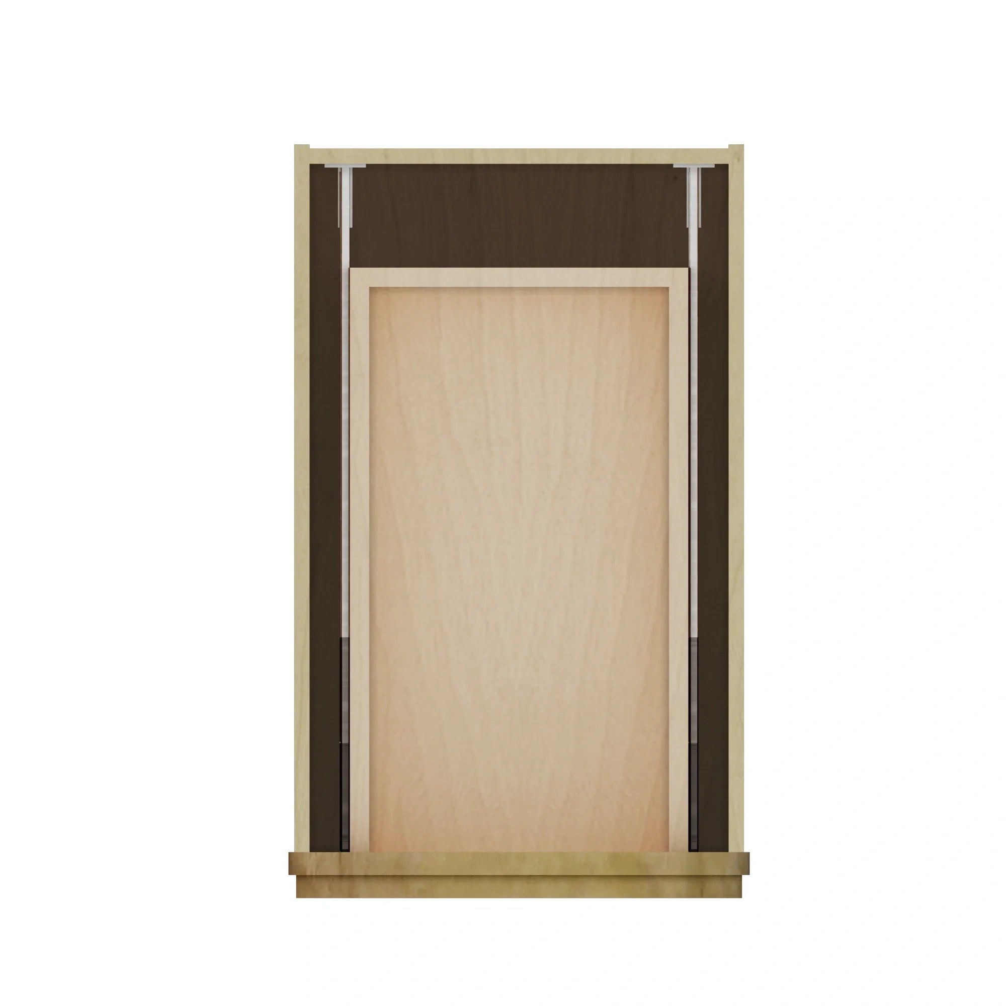 Modernform Cabinet Natural Shaker 15" W X 34 1/2" H X 24" D 3 Drawer Base Cabinet