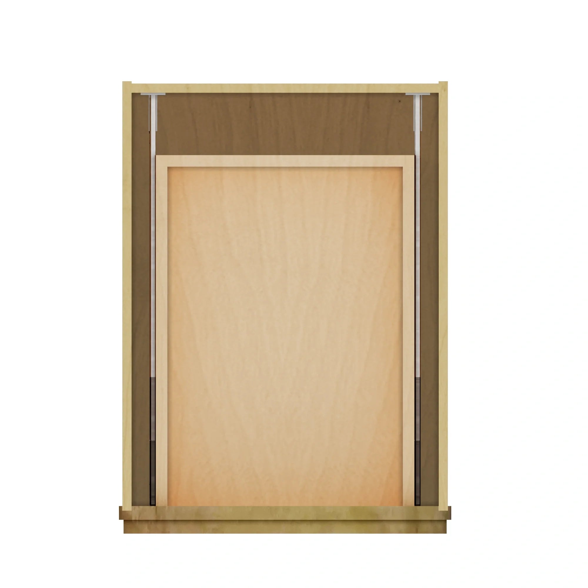 Modernform Cabinet Natural Shaker 18" W X 34 1/2" H X 24" D 3 Drawer Base Cabinet