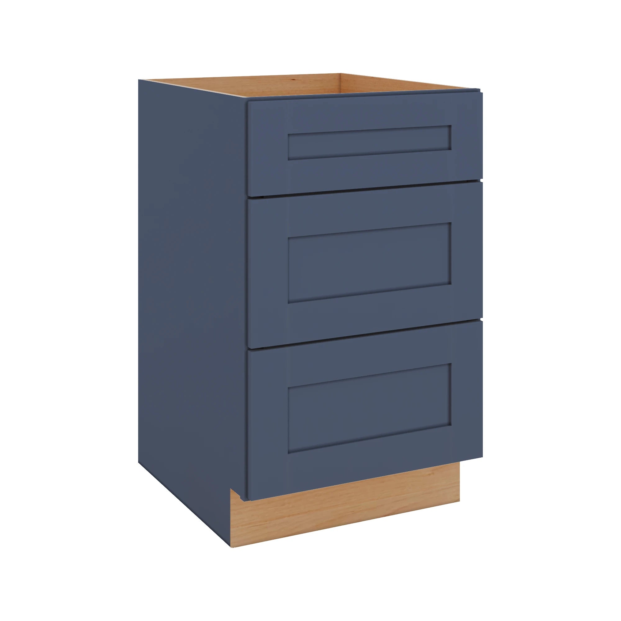 Modernform Cabinet Signature Blue 21" W X 34 1/2" H X 24" D 3 Drawer Base Cabinet