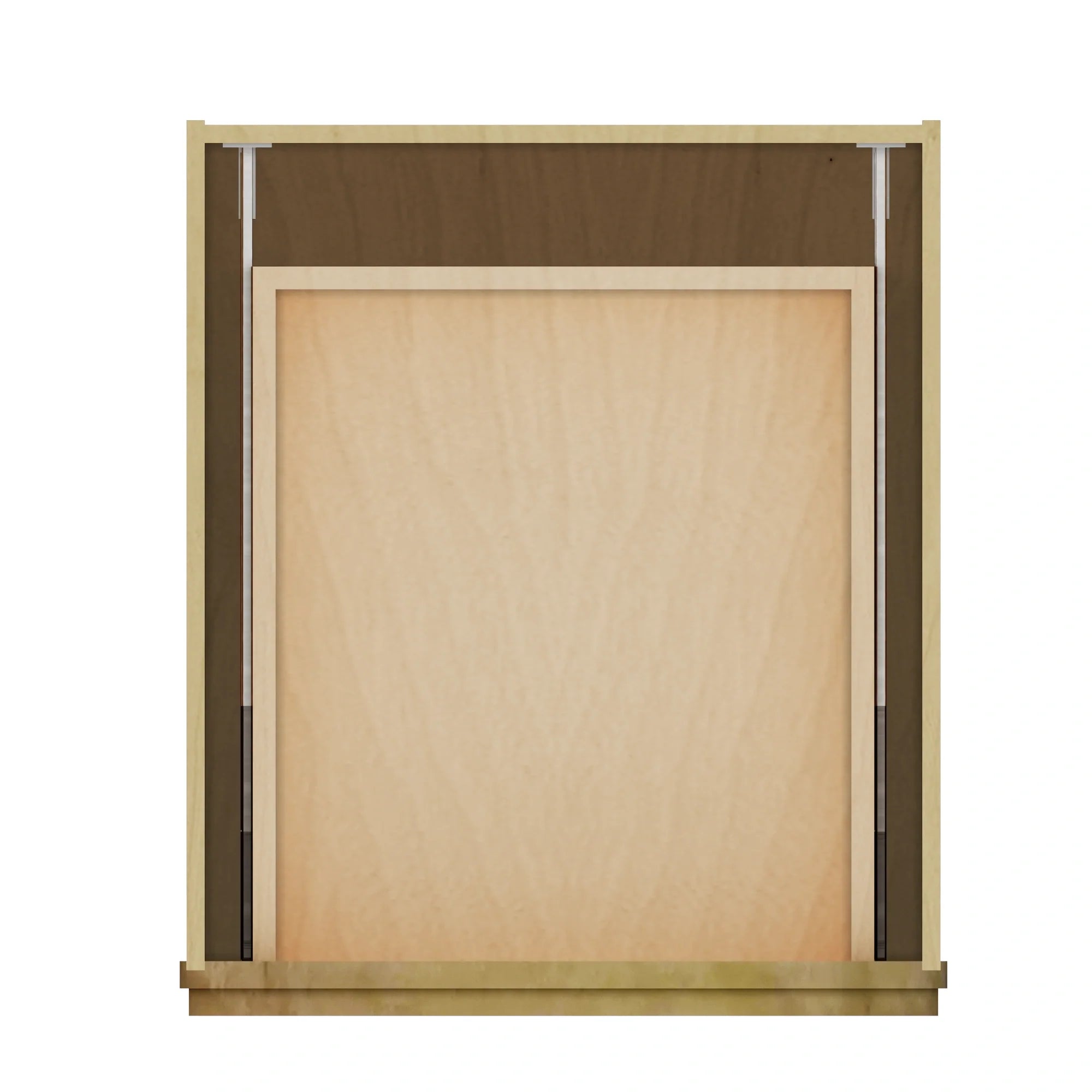 Modernform Cabinet Natural Shaker 21" W X 34 1/2" H X 24" D 3 Drawer Base Cabinet