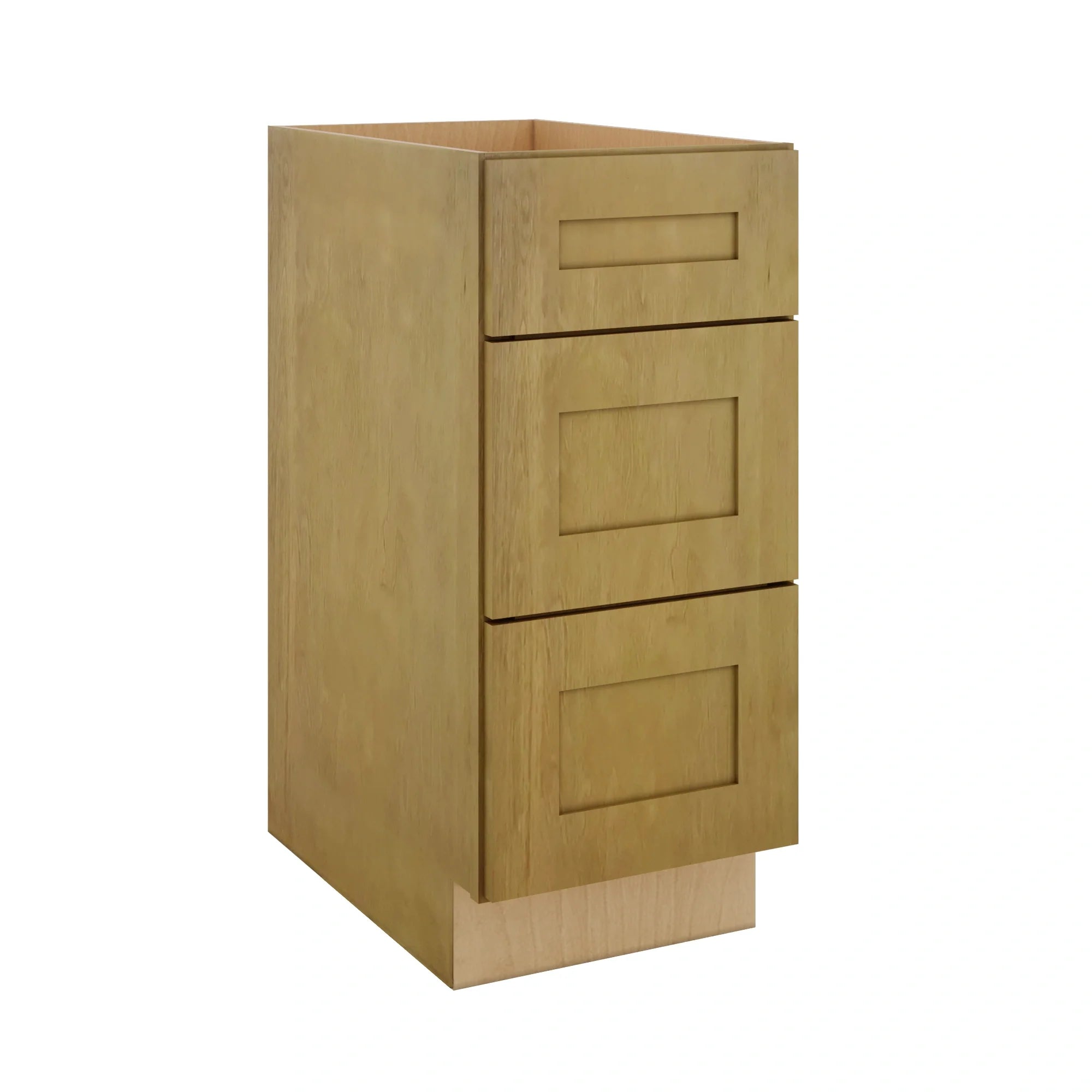 Modernform Cabinet Natural Shaker 30" W X 34 1/2" H X 24" D 3 Drawer Base Cabinet
