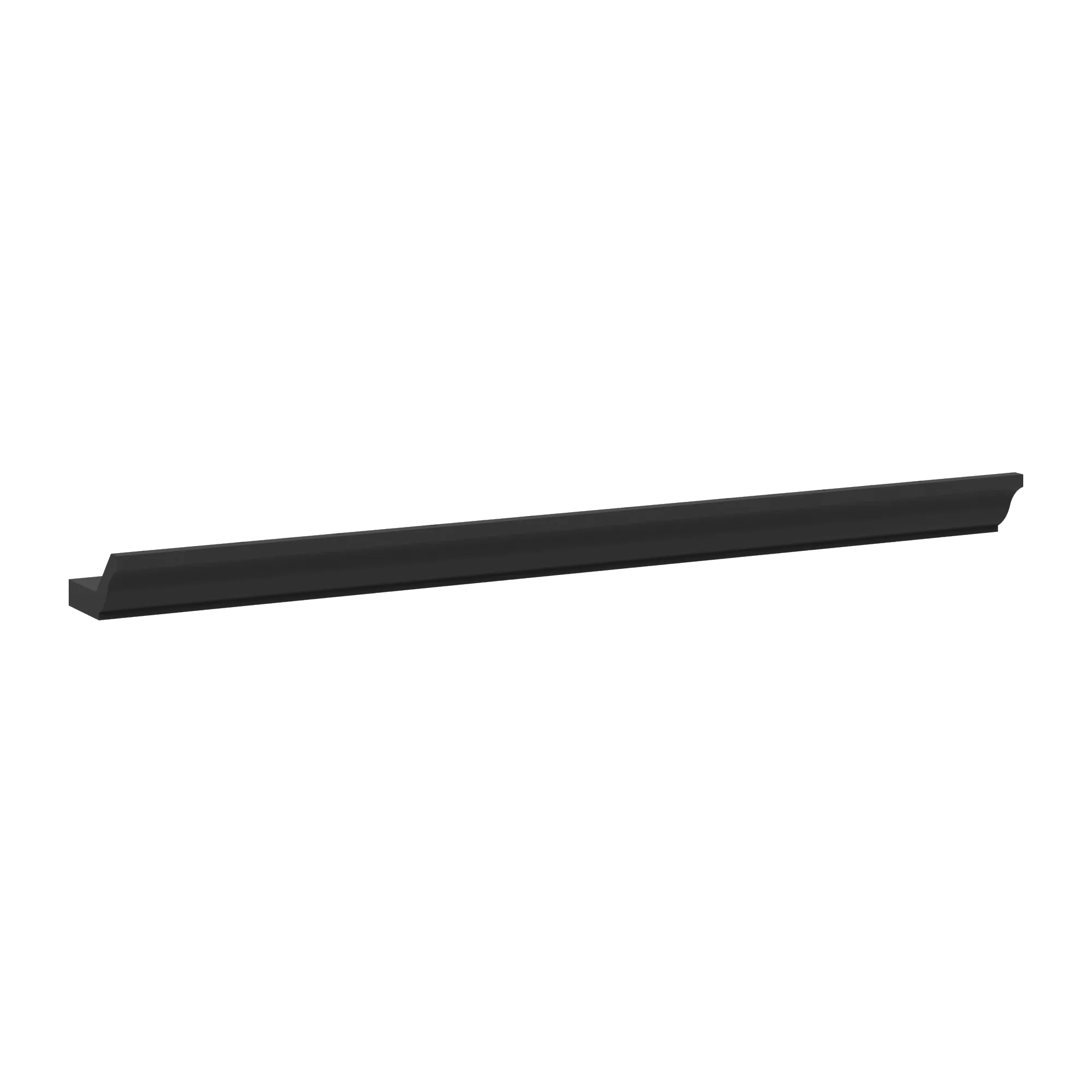 J&K Charcoal E2 96" W 10- 3 1/4" Crown Molding with Base