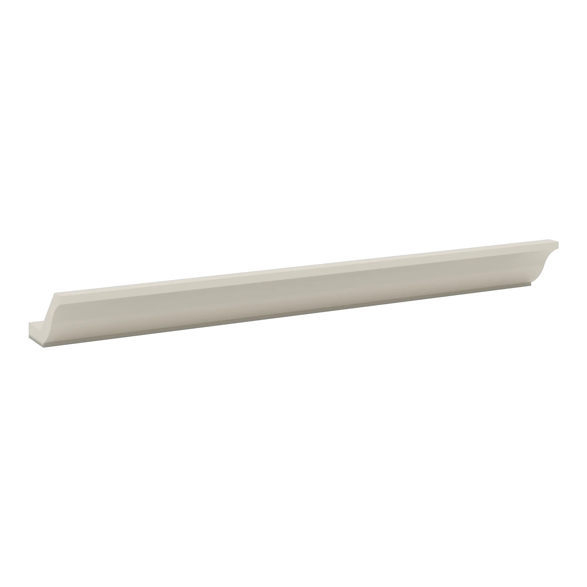 J&K Pebble B6 96" 10-4 1/4 W Crown Molding with Base