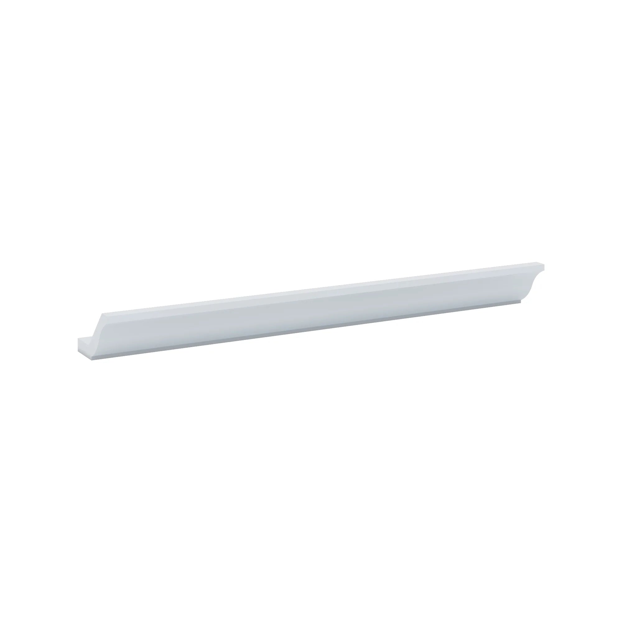 J&K White Shaker S8 96" 10-4 1/4 W Crown Molding with Base