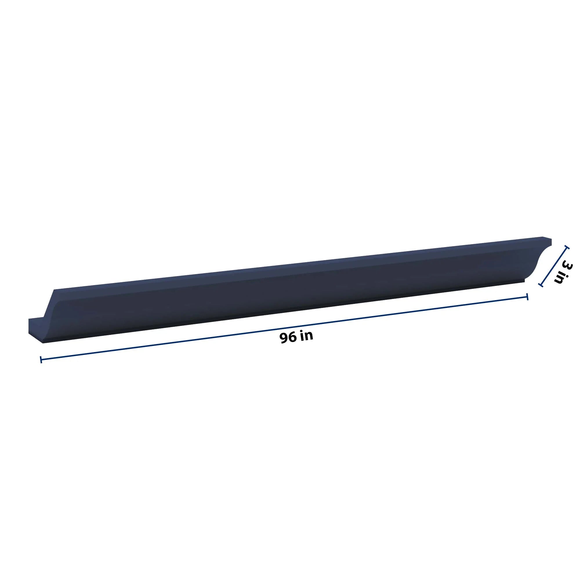 J&K Naval B7 96" 10-4 1/4 W Crown Molding with Base