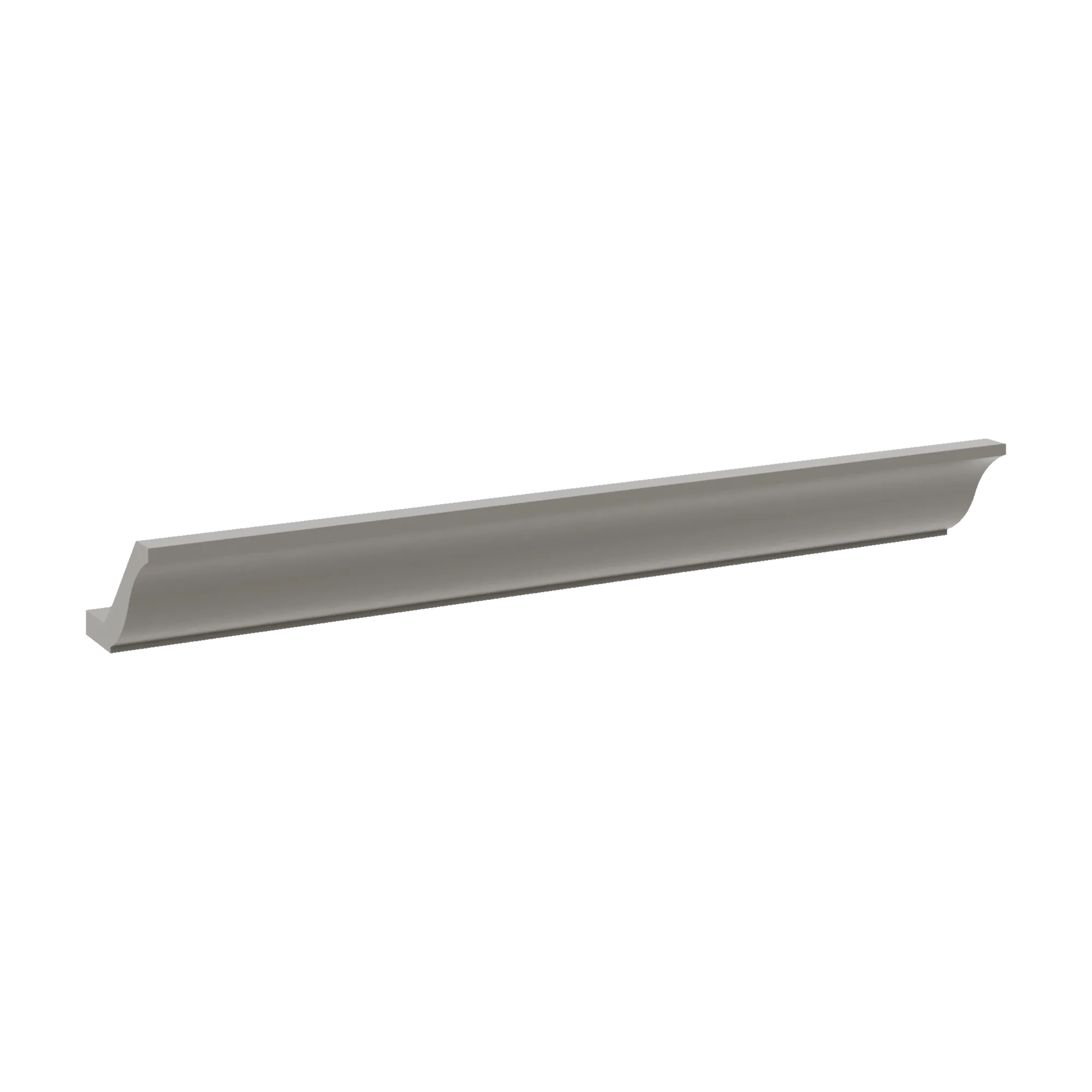 J&K Greige K3 96" W Large Crown Molding with Base