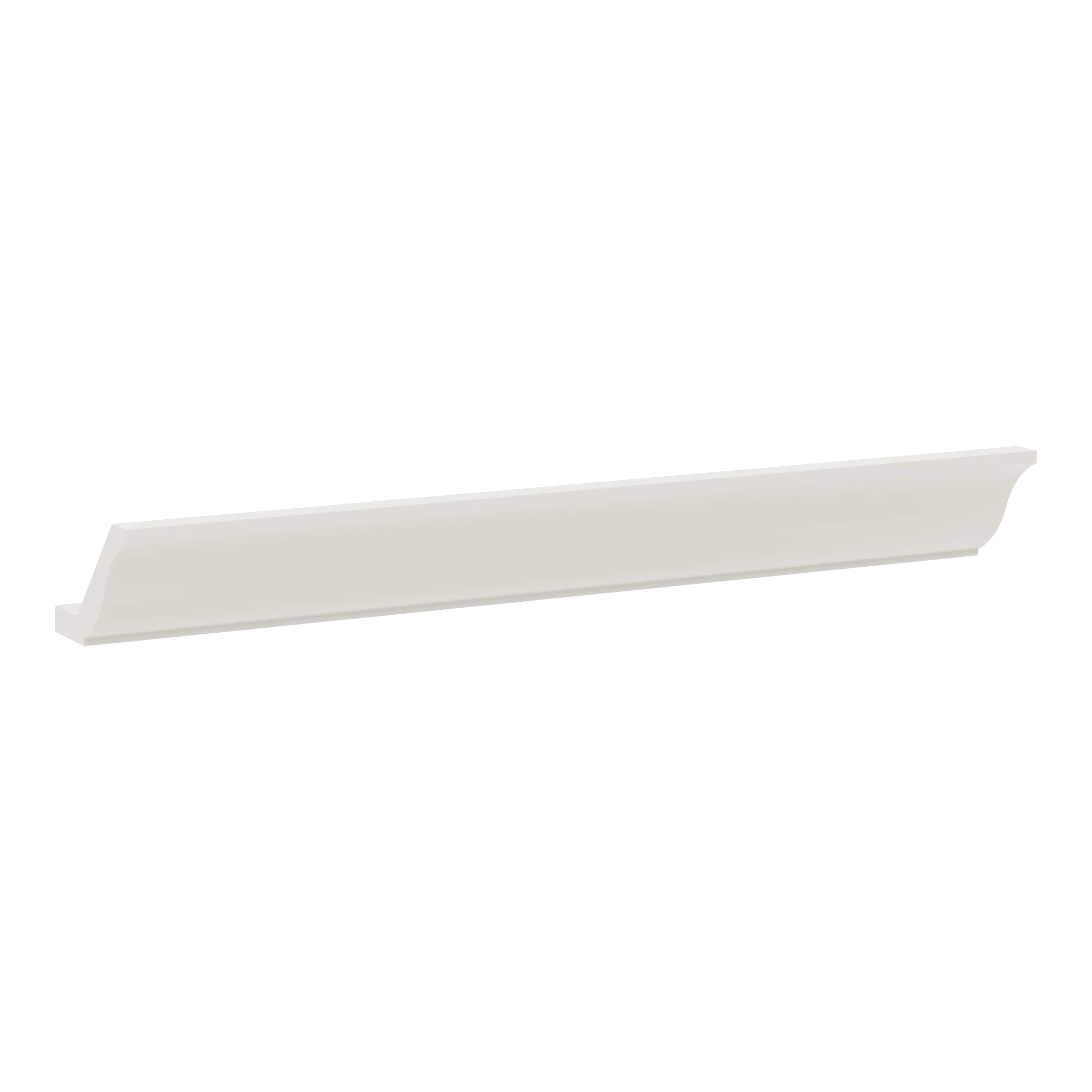 J&K Dove E1 96" W Large Crown Molding with Base