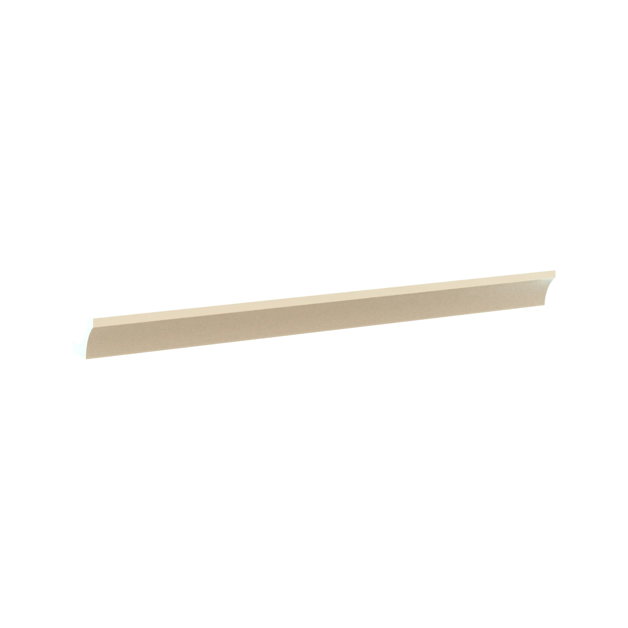 J&K Creme Glazed A7 96" W 10 3-1/4 Cove Molding with Base
