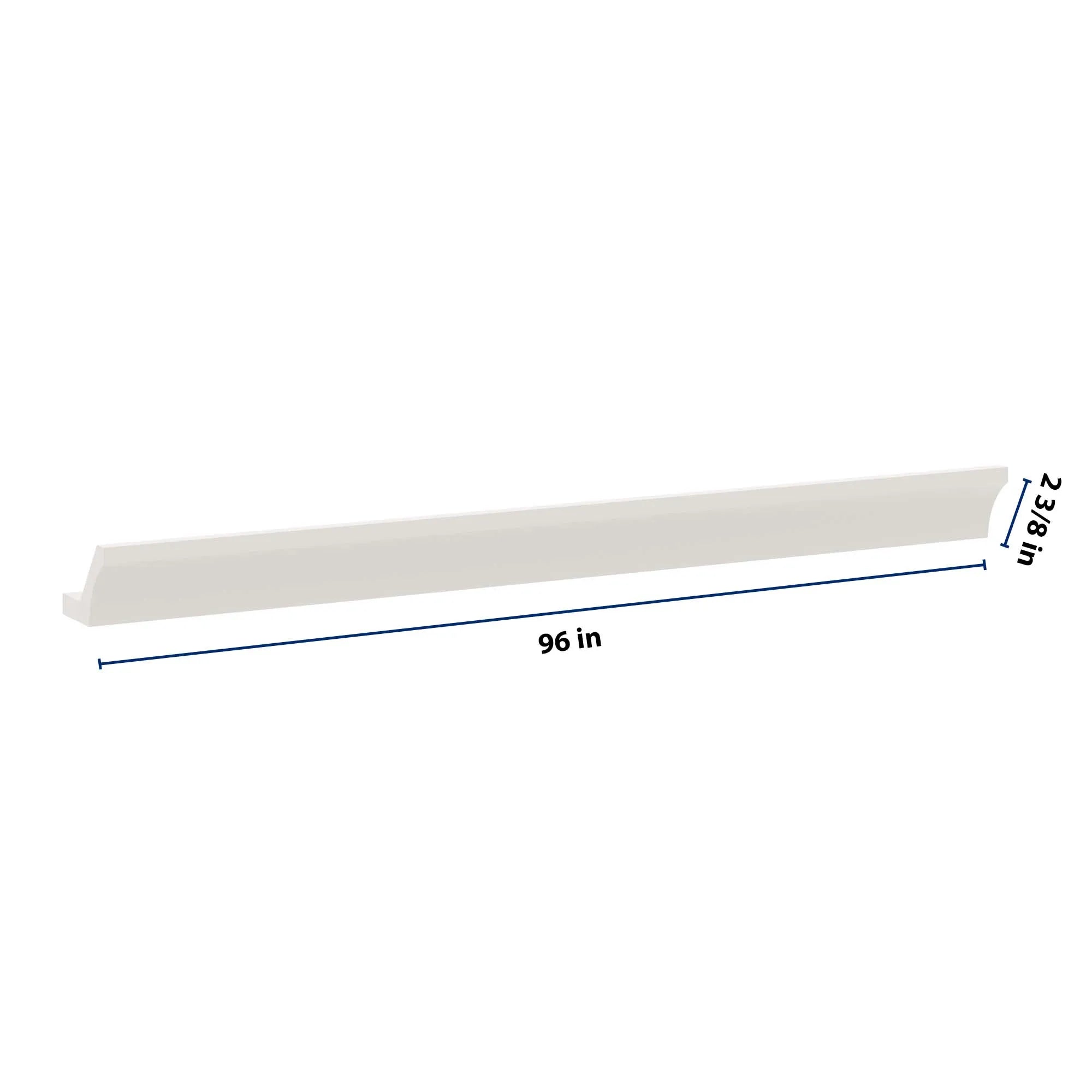 J&K Dove E1 96" W 10 3-1/4 Cove Molding with Base