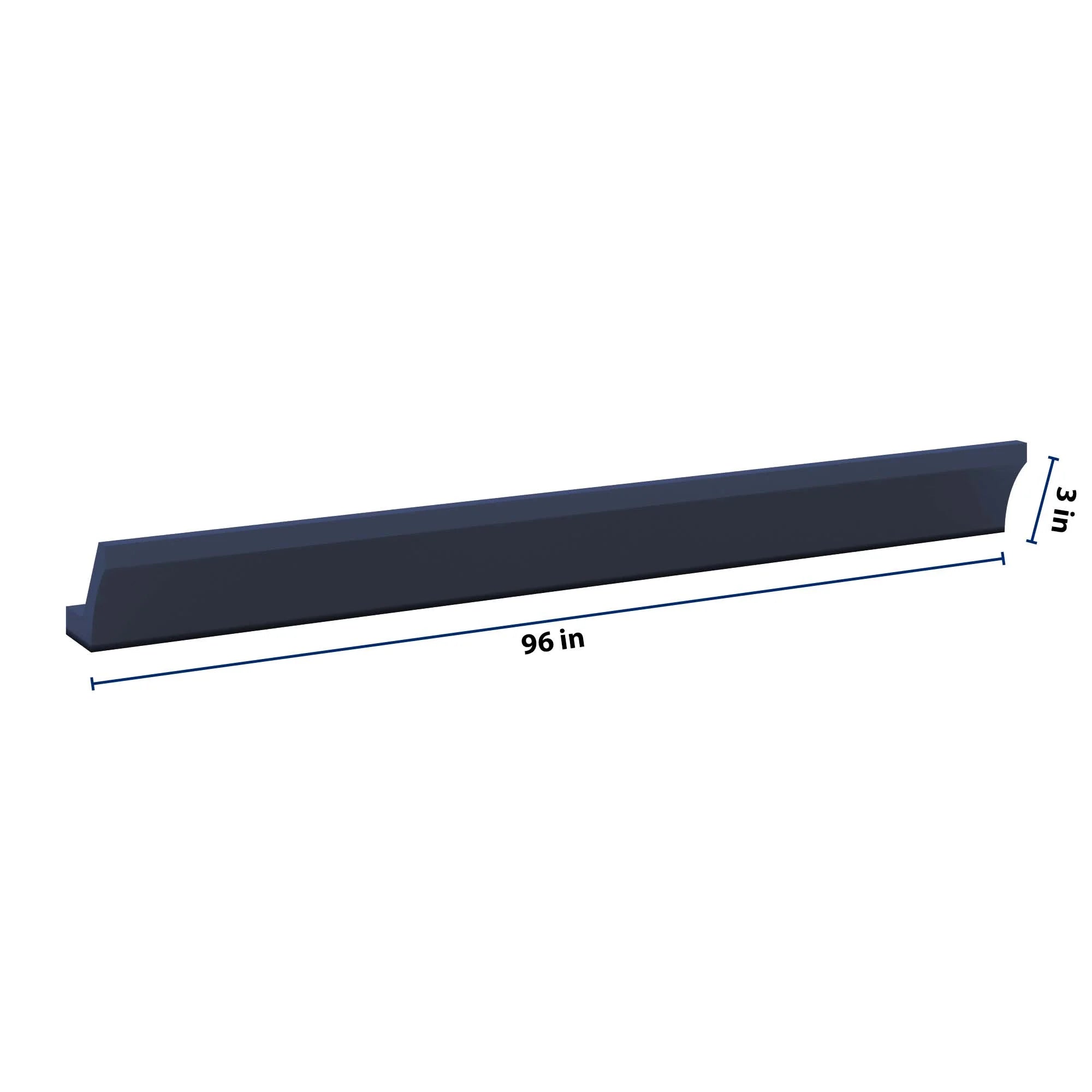 J&K Naval B7 96" W 10 4-1/4 Cove Molding with Base