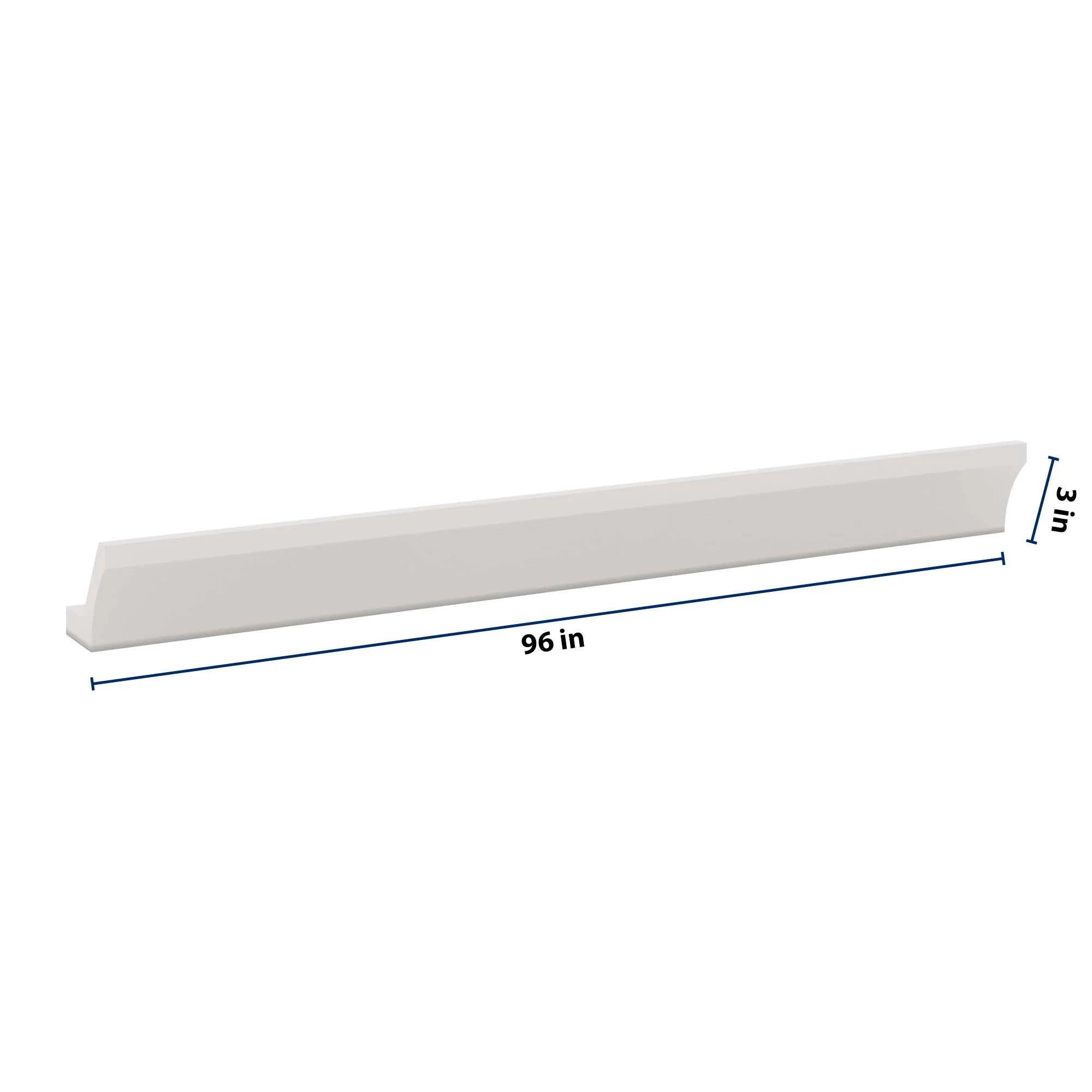 J&K Pure B5 96" W 10 4-1/4 Cove Molding with Base