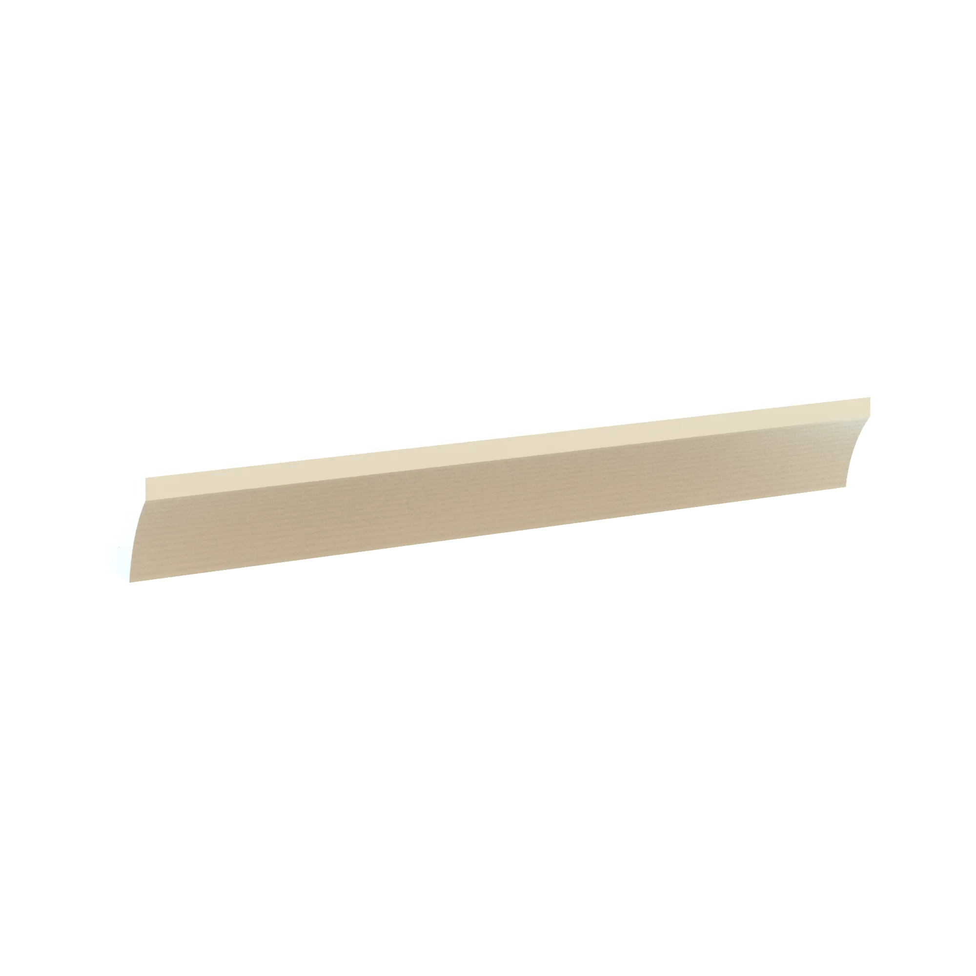 J&K Creme Glazed A7 96" W Large Cove Molding with Base