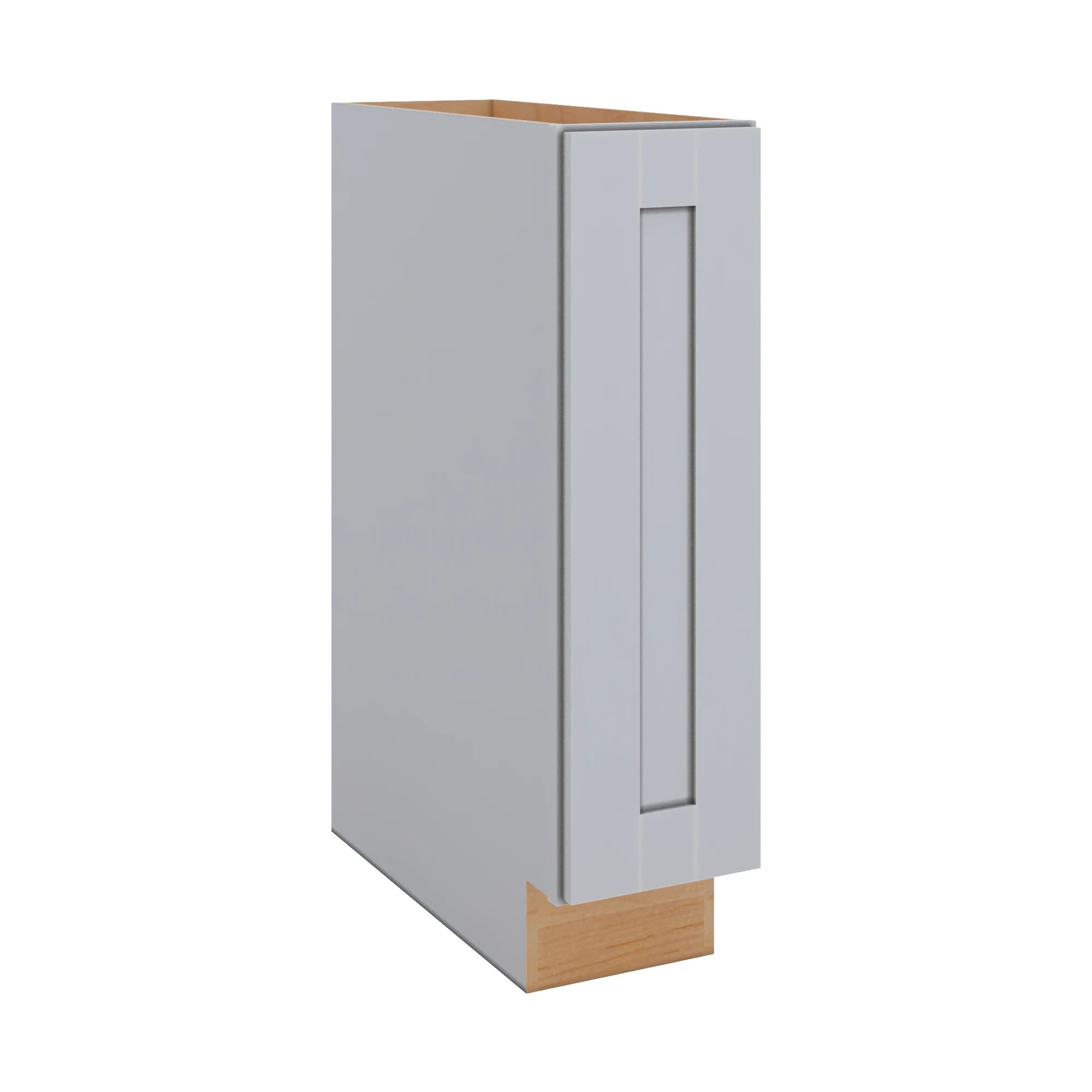 Modernform Cabinet Grey Shaker 09" W X 34 1/2" H X 24" D Full Height Single Door Base Cabinet
