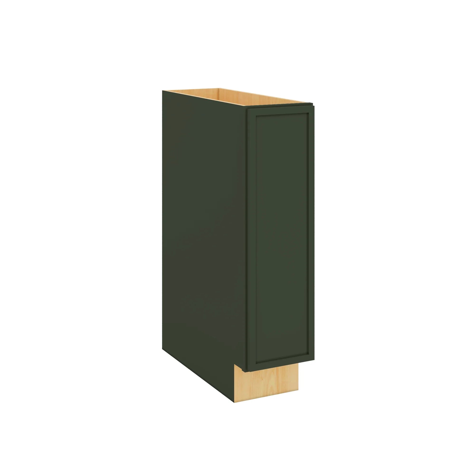 Modernform Cabinet Slim Sage Green 09" W X 34 1/2" H X 24" D Full Height Single Door Base Cabinet