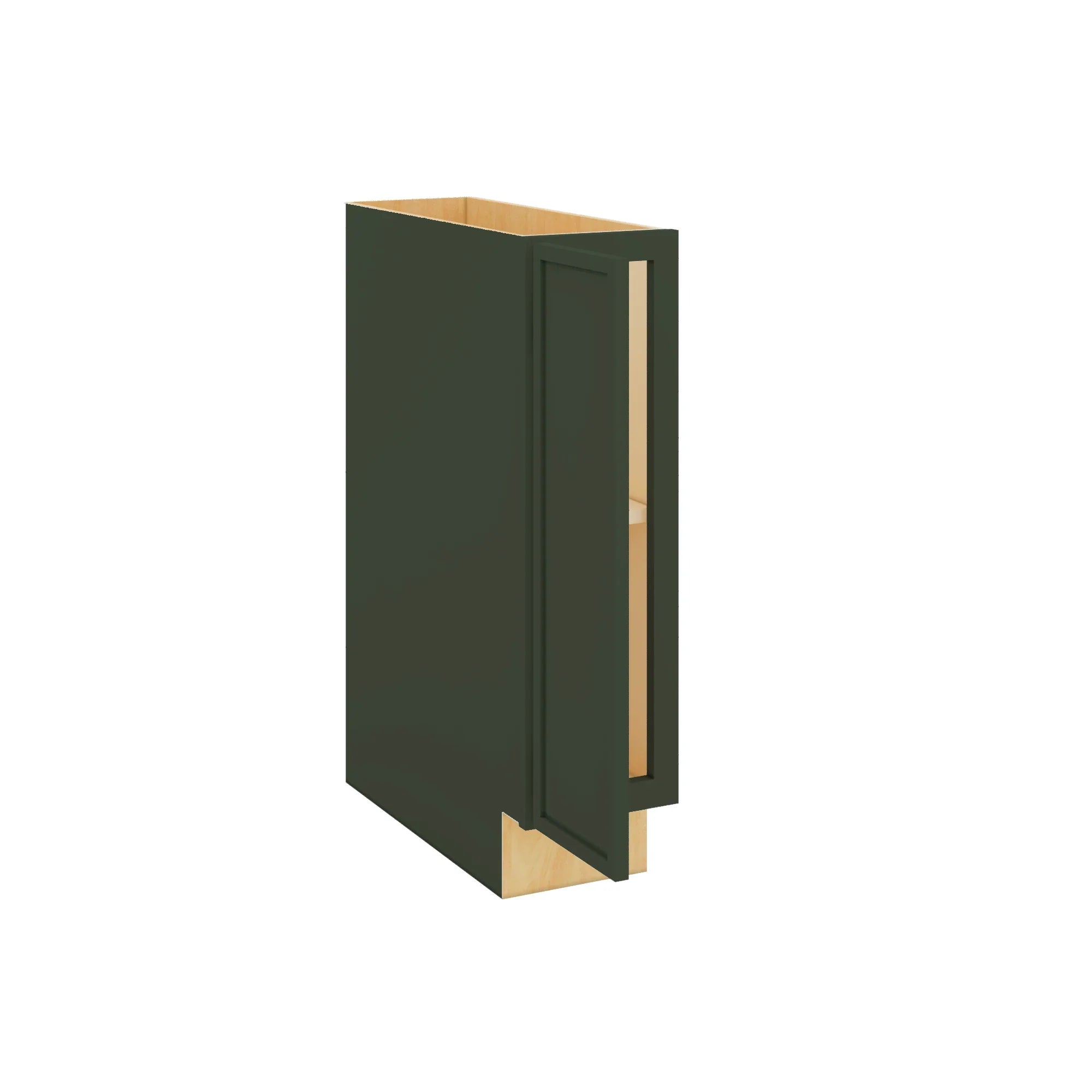 Modernform Cabinet Slim Sage Green 09" W X 34 1/2" H X 24" D Full Height Single Door Base Cabinet