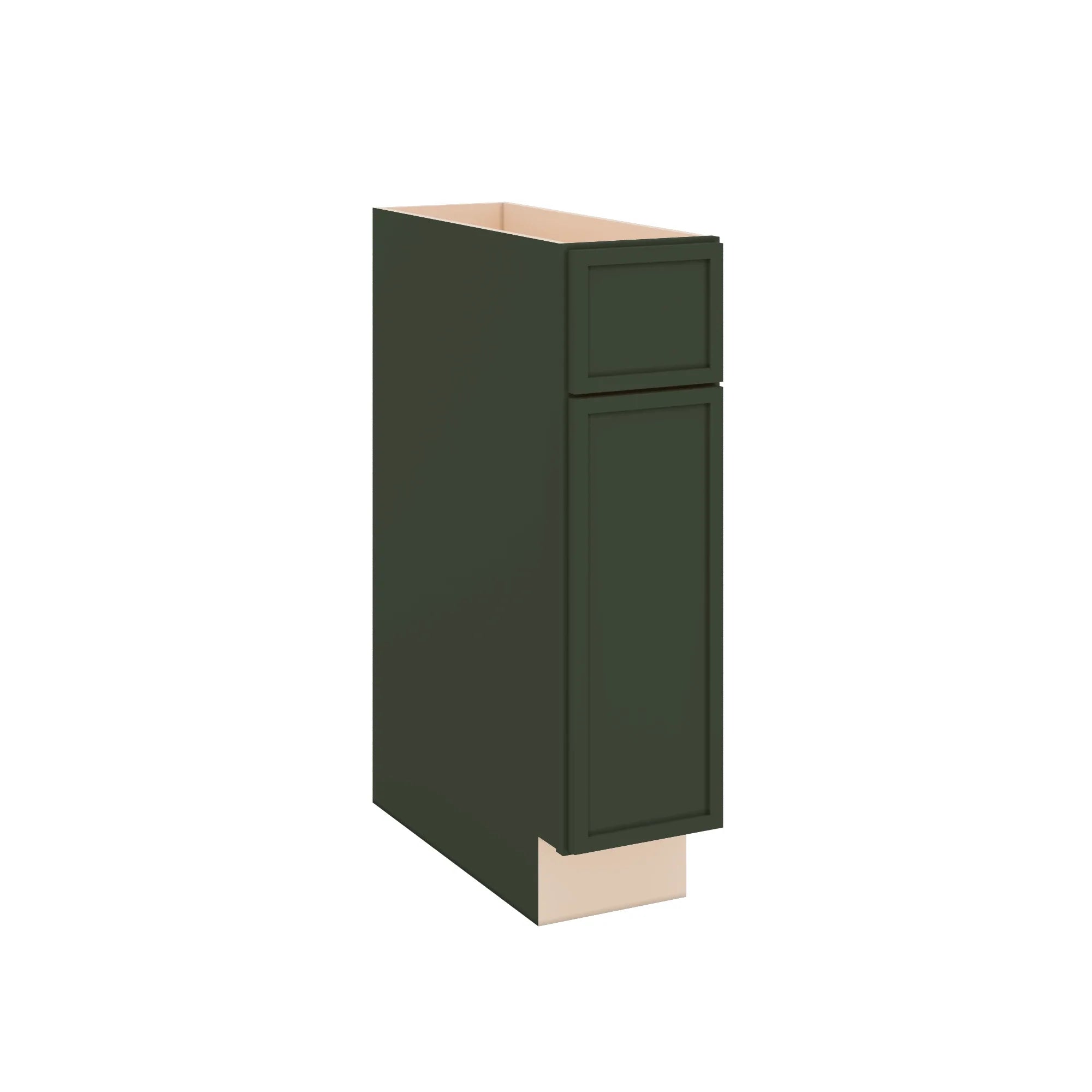 Modernform Cabinet Slim Sage Green 09" W X 34 1/2" H X 24" D Single Door Base Cabinet