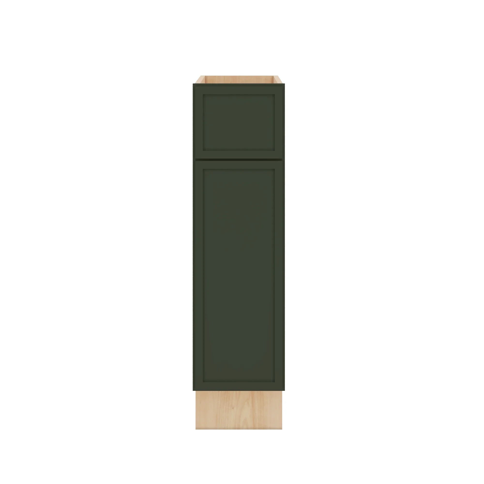 Modernform Cabinet Slim Sage Green 09" W X 34 1/2" H X 24" D Single Door Base Cabinet