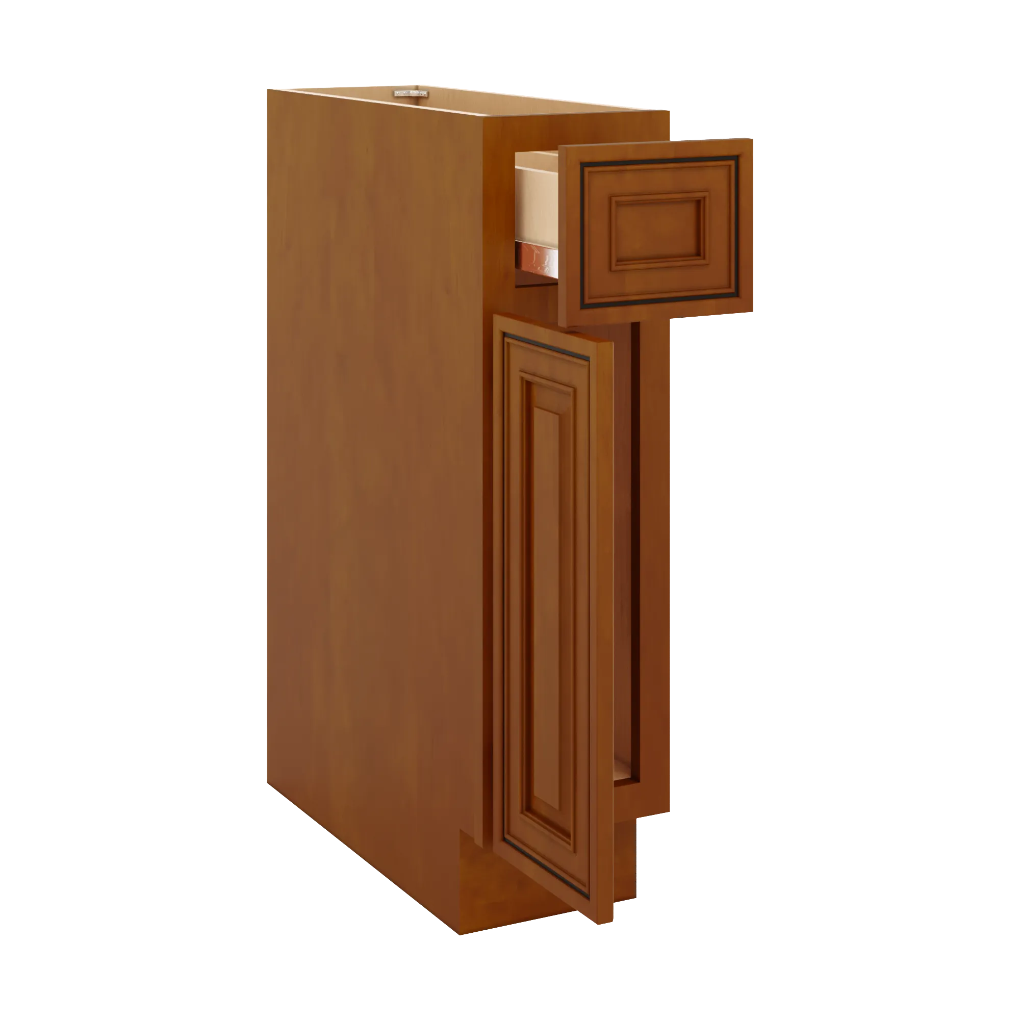 j k mocha glazed k10 single door standard base cabinet 9 w
