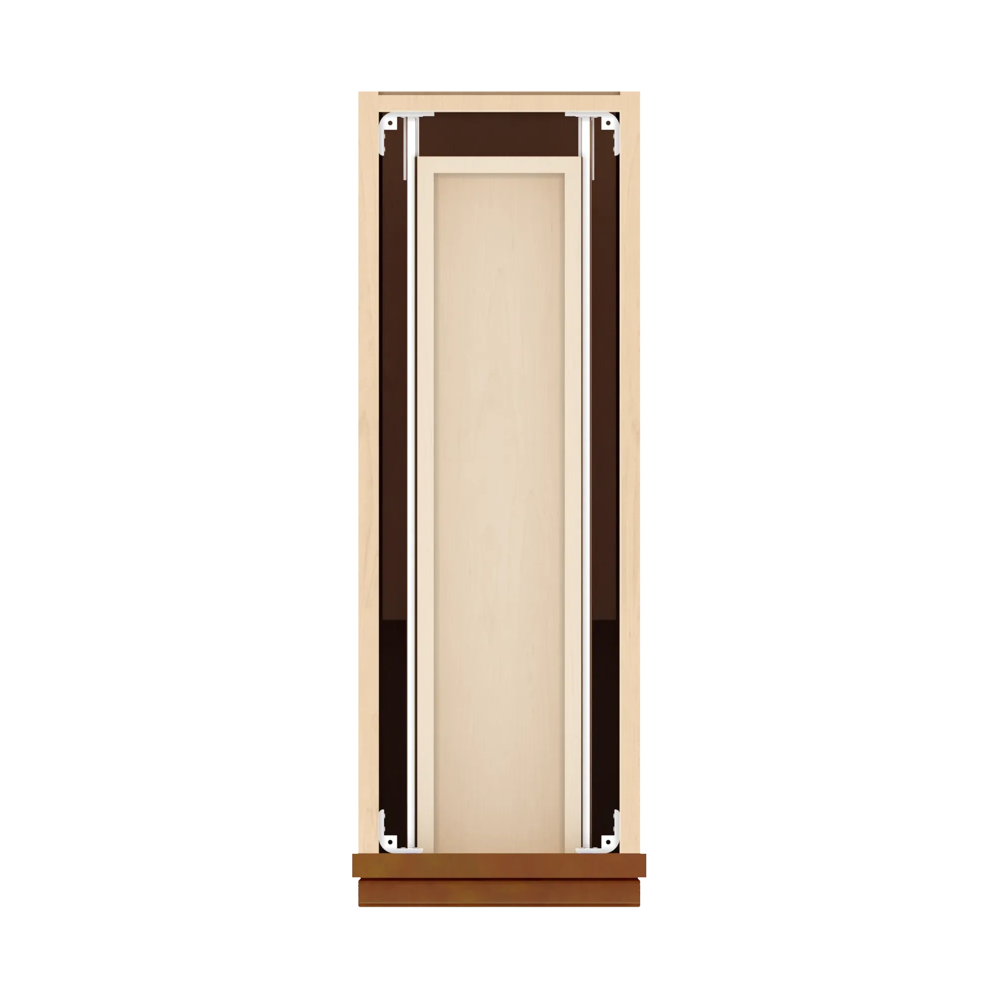 j k mocha glazed k10 single door standard base cabinet 9 w