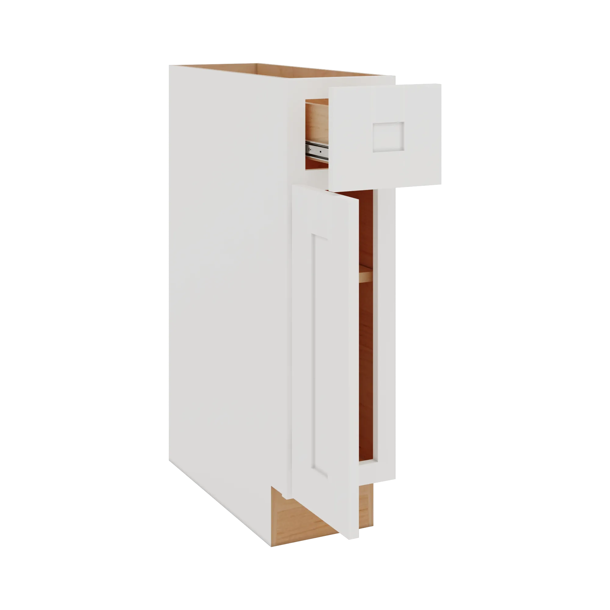 Modernform Cabinet White Shaker 09" W X 34 1/2" H X 24" D Single Door Base Cabinet