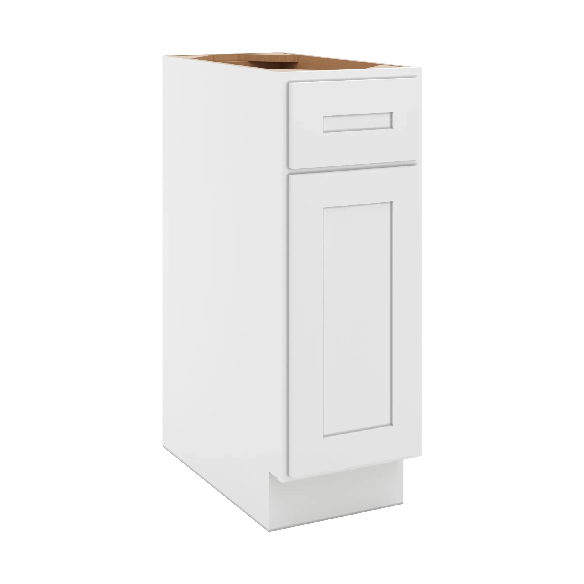 cnc luxor 5 piece white 12 w single door base cabinet w 1 pullout shelf
