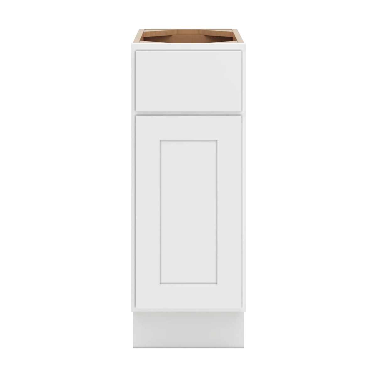 cnc luxor white 12 w x 32 1 2 h single door base cabinet
