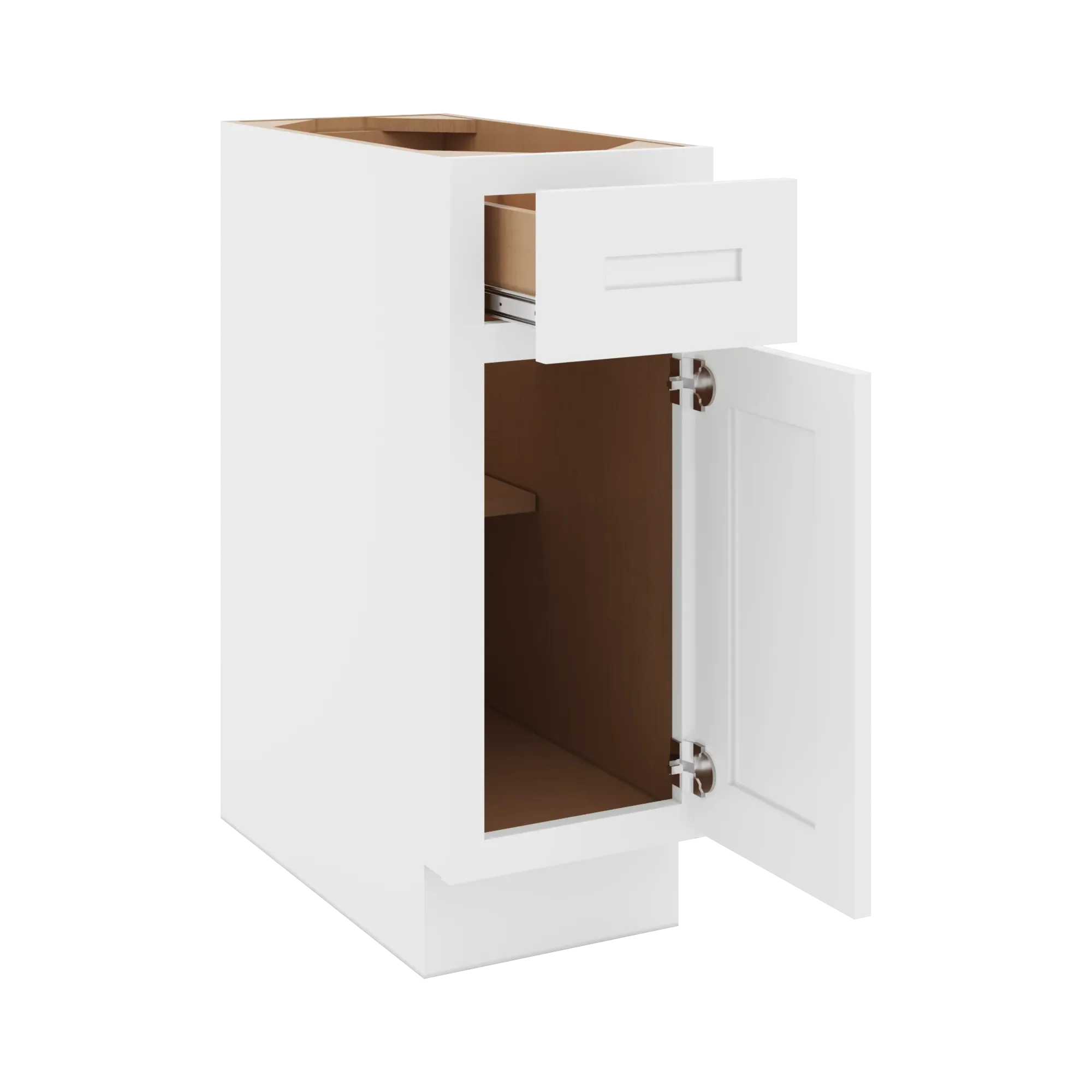 cnc luxor 5 piece white 12 w x 32 1 2 h single door base cabinet