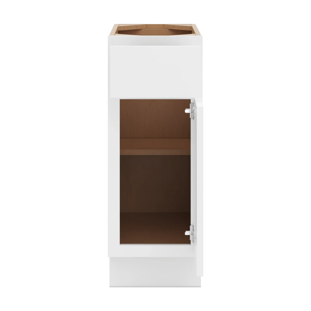 cnc luxor white 12 w x 32 1 2 h single door base cabinet