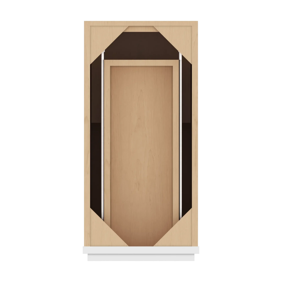 cnc luxor white 12 w x 32 1 2 h single door base cabinet