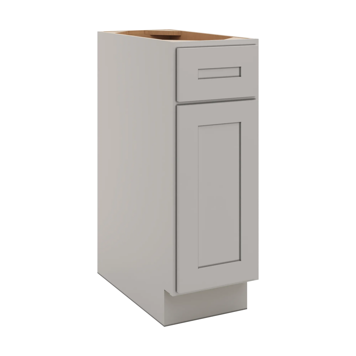 CNC Luxor 5-Piece Misty Grey 12" W Single Door Base Cabinet