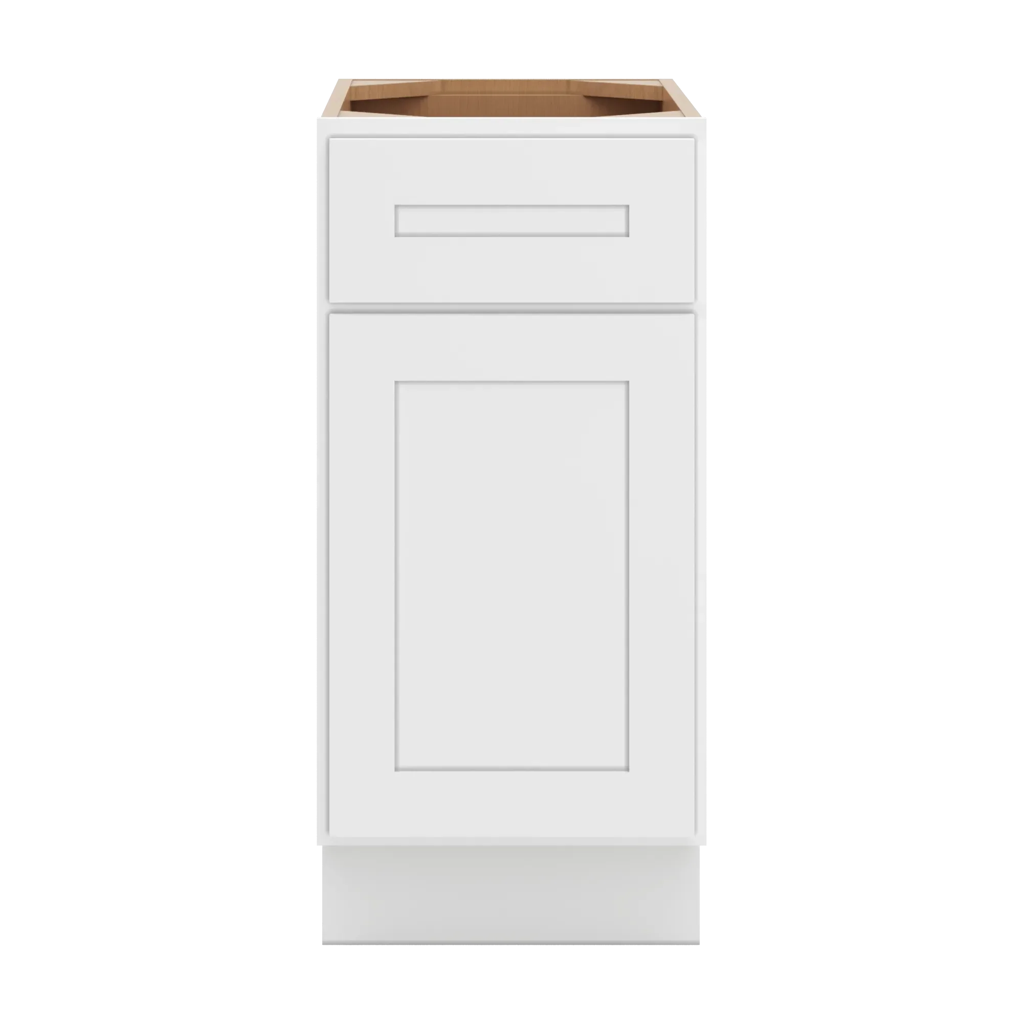 cnc luxor 5 piece white 15 w x 32 1 2 h single door base cabinet