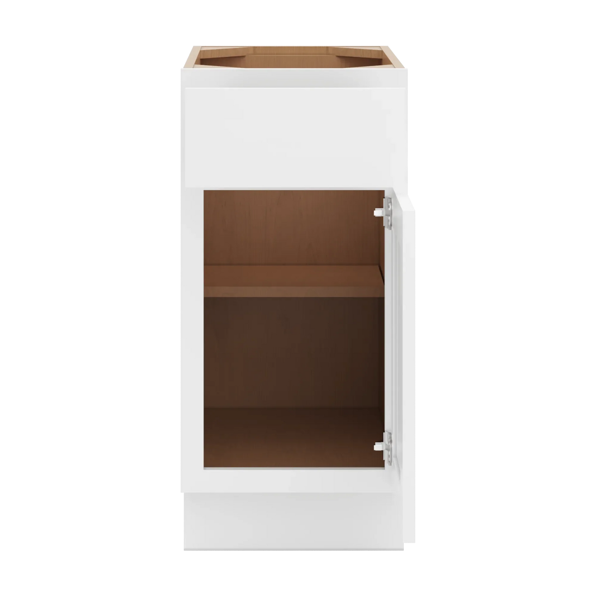 cnc luxor white 15 w x 32 1 2 h single door base cabinet