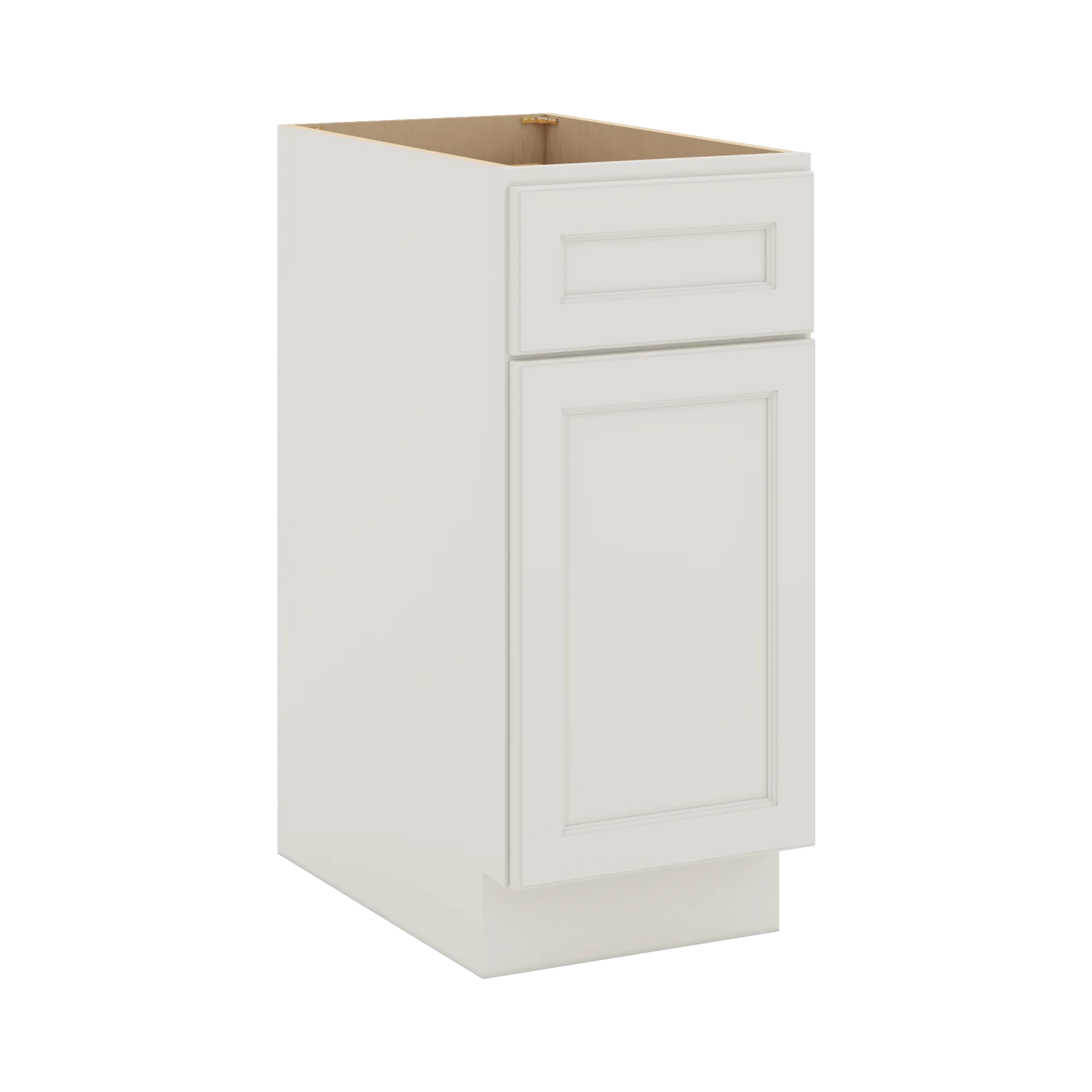 J&K Dove E1 Single Door Standard Base Cabinet - 15" W