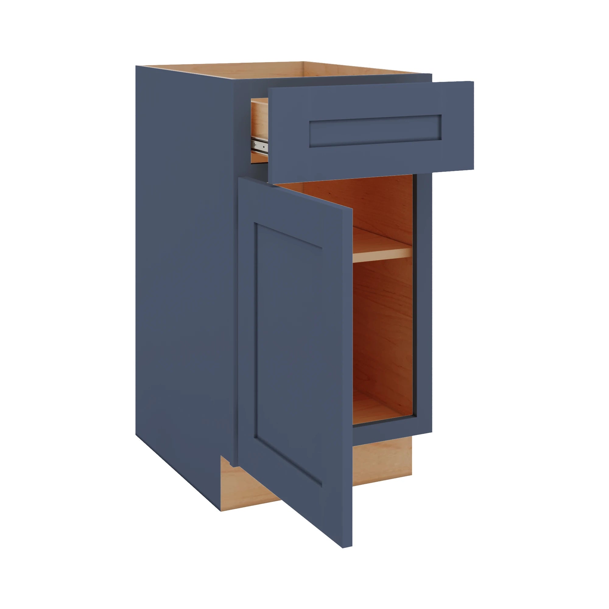 Modernform Cabinet Signature Blue 18" W X 34 1/2" H X 24" D Single Door Base Cabinet