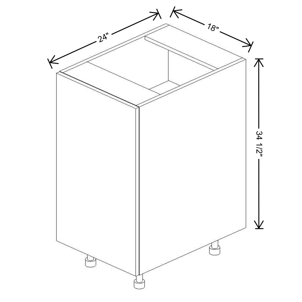 Fabuwood Illume Tuscany Muratti 4 18"W Single Door