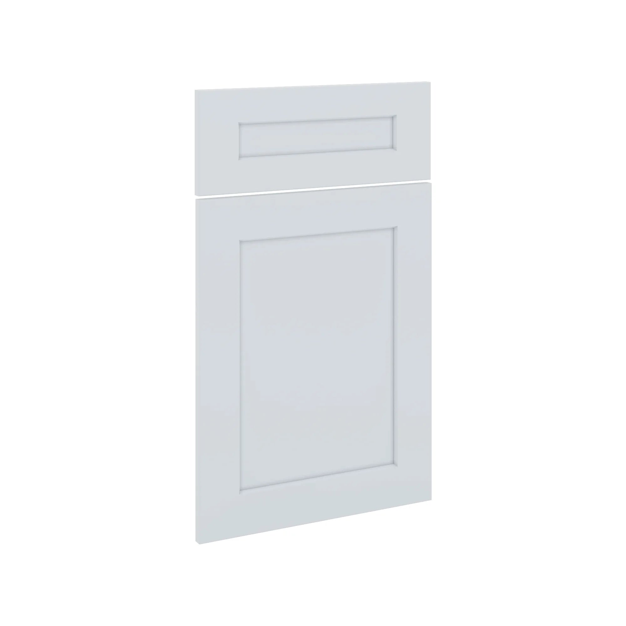 J&K White Shaker S8 Dummy Door & Drawer w/Frame 18" W x 30" H