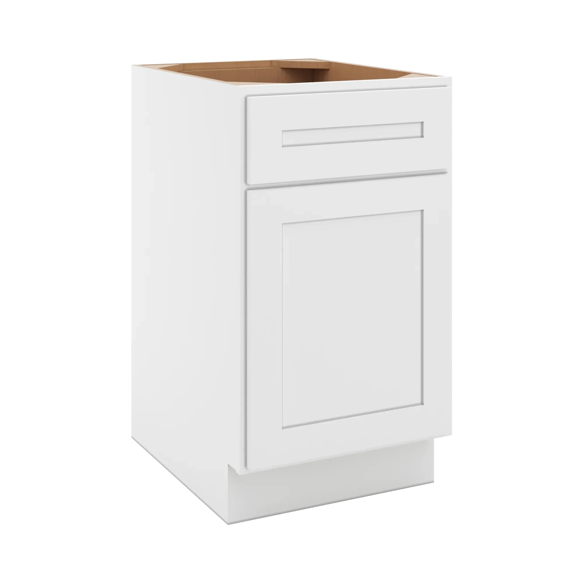 cnc luxor 5 piece white 18 w x 32 1 2 h 3 drawer base cabinet