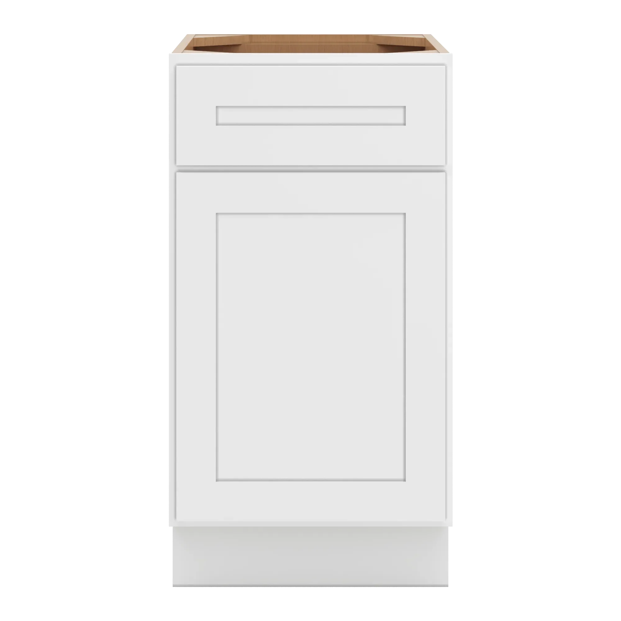 cnc luxor 5 piece white 18 w single door base cabinet