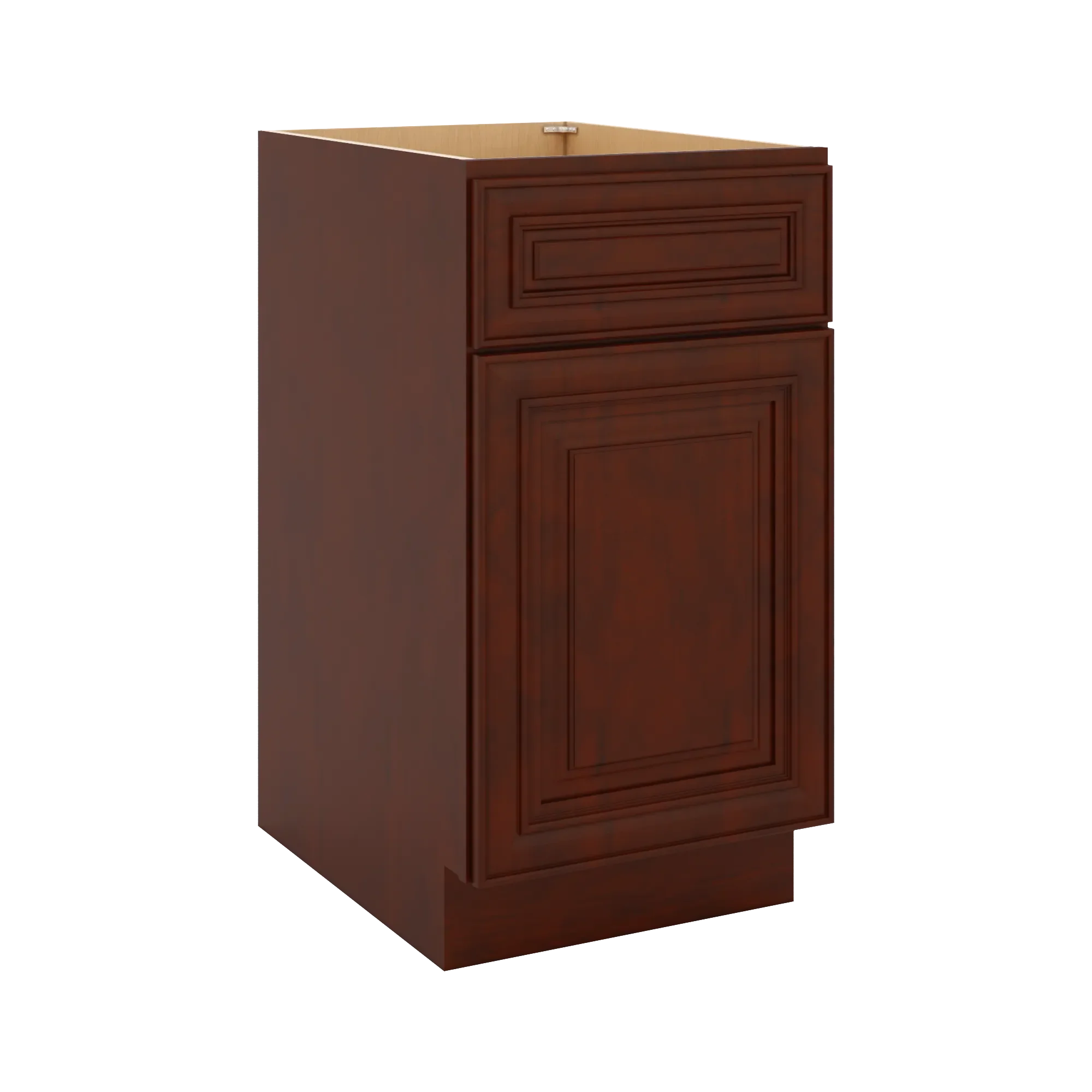 J&K Mahogany J5 Single Door Standard Base Cabinet - 18" W