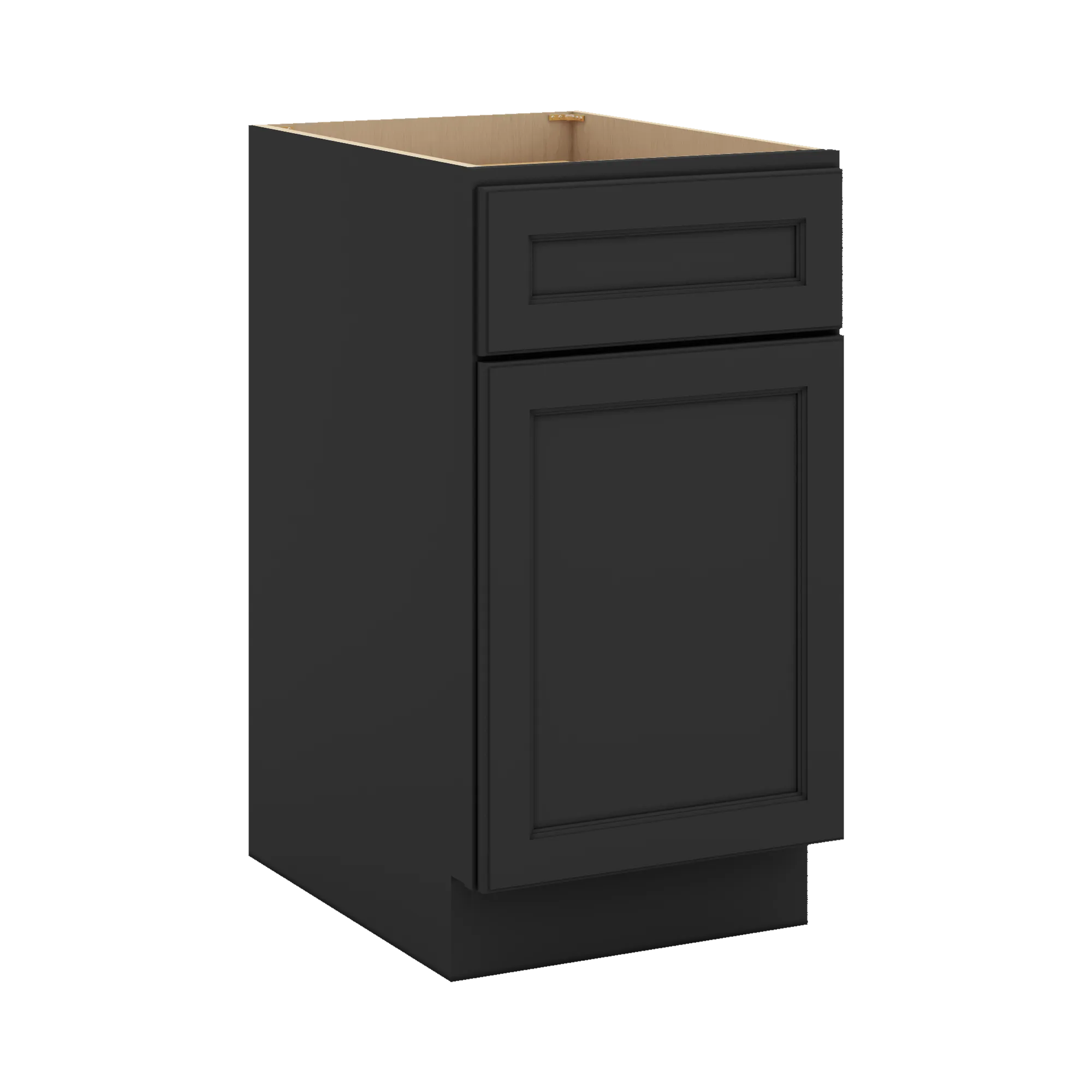 J&K Charcoal E2 Single Door Standard Base Cabinet - 18" W