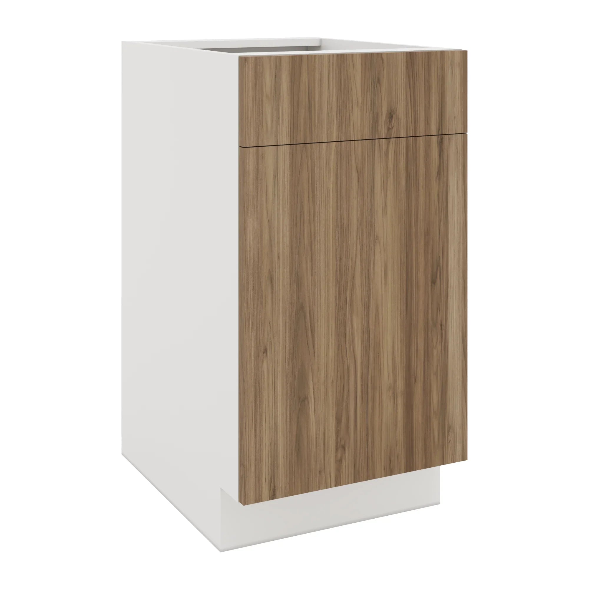 Modernform Cabinet Walnut 18" W X 34 1/2" H X 24" D Single Door Base Cabinet